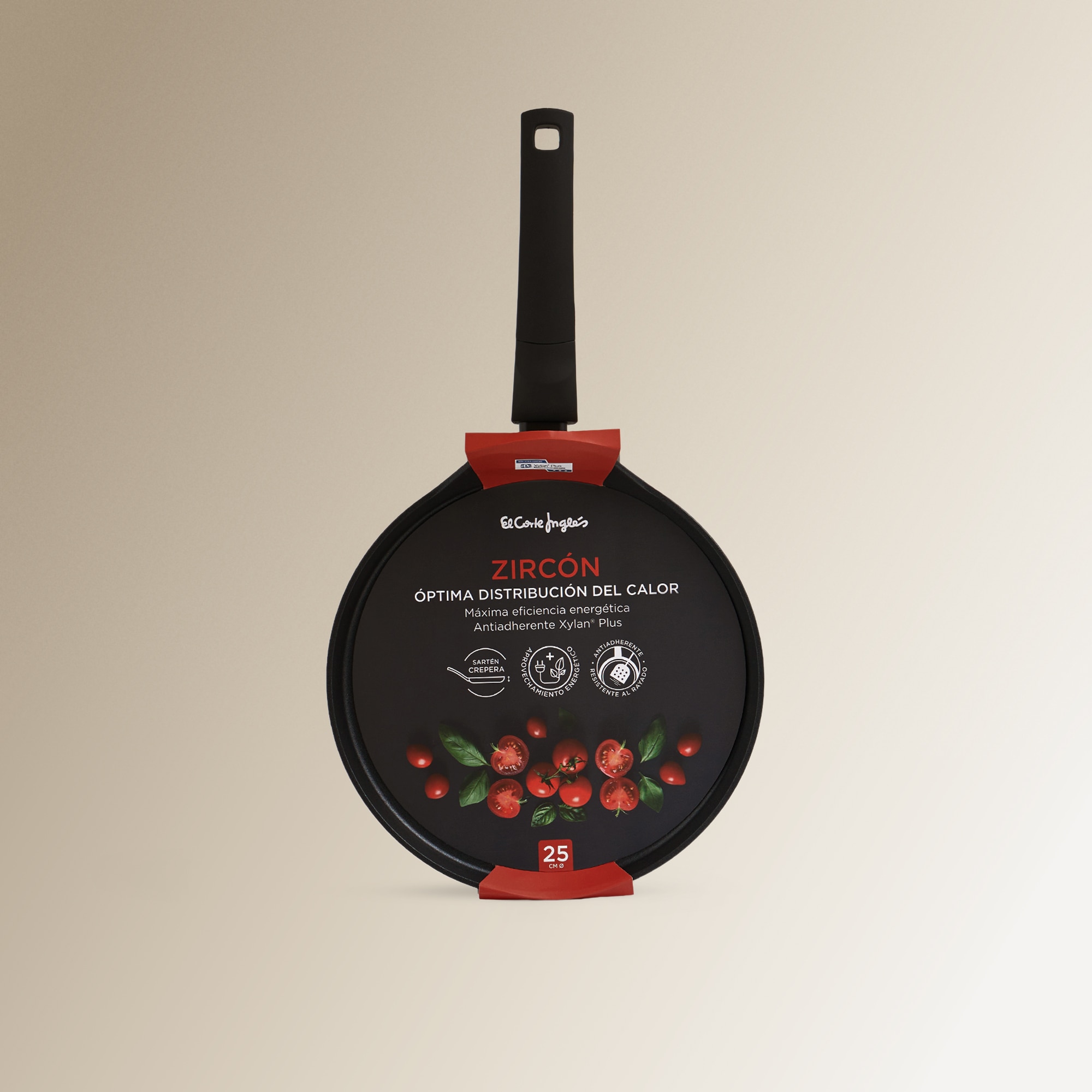 Máquina de Crepes de Alumínio Forjado Zircónio Preto-5