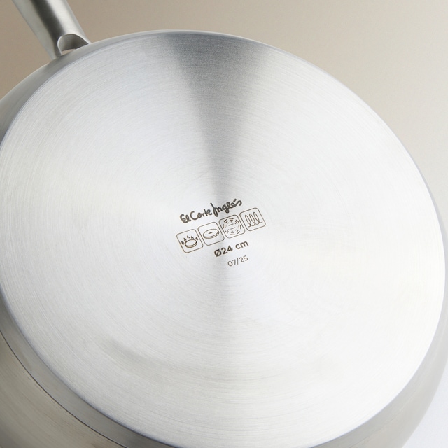 Imagen 0 de Freidora de acero inoxidable sin antiadherente Smart