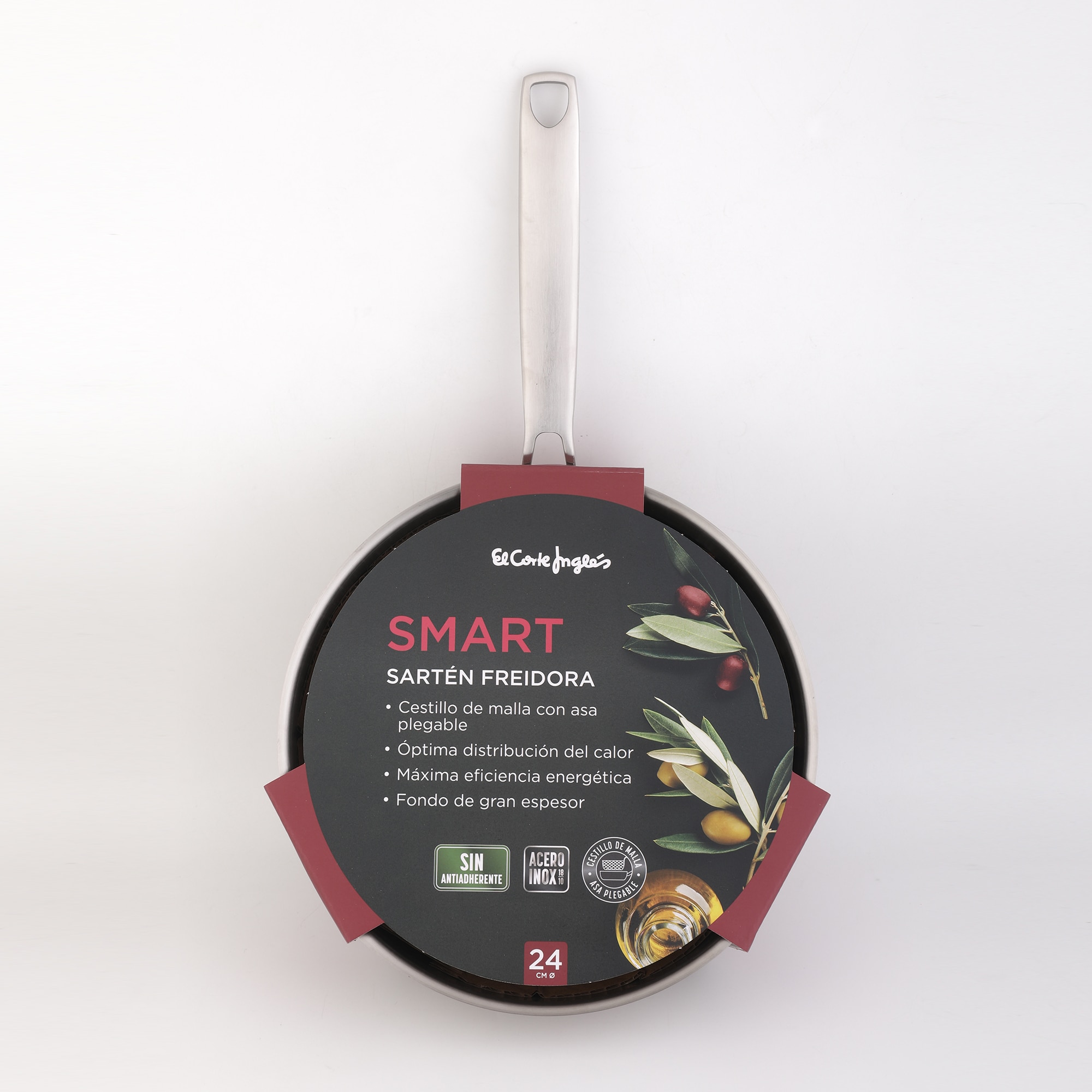 Fritadeira de Aço Inoxidável sem Antiaderente Smart Aço-8