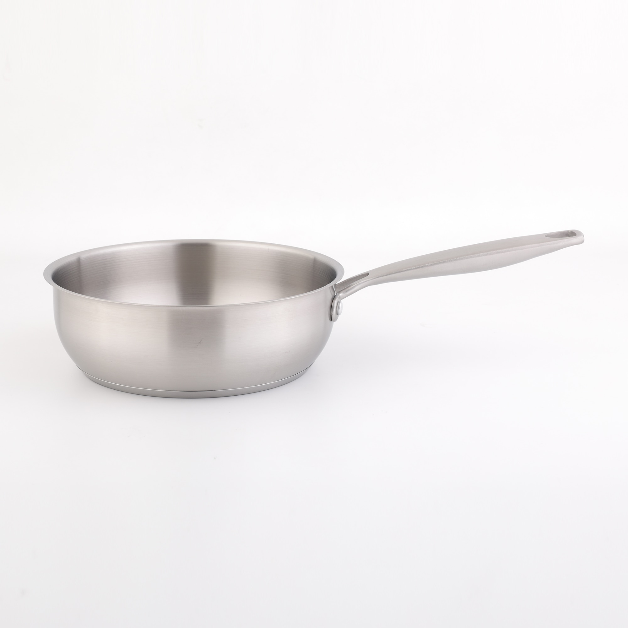 Frigideira Funda de Aço Inoxidável sem Antiaderente Smart Aço-2