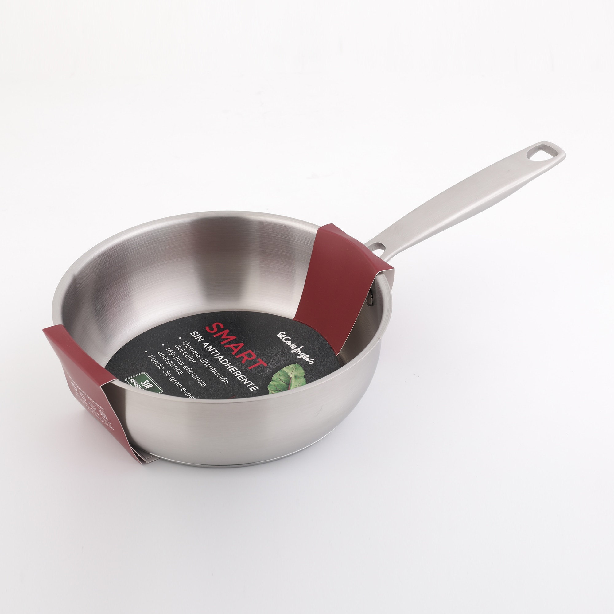 Frigideira Funda de Aço Inoxidável sem Antiaderente Smart Aço-5