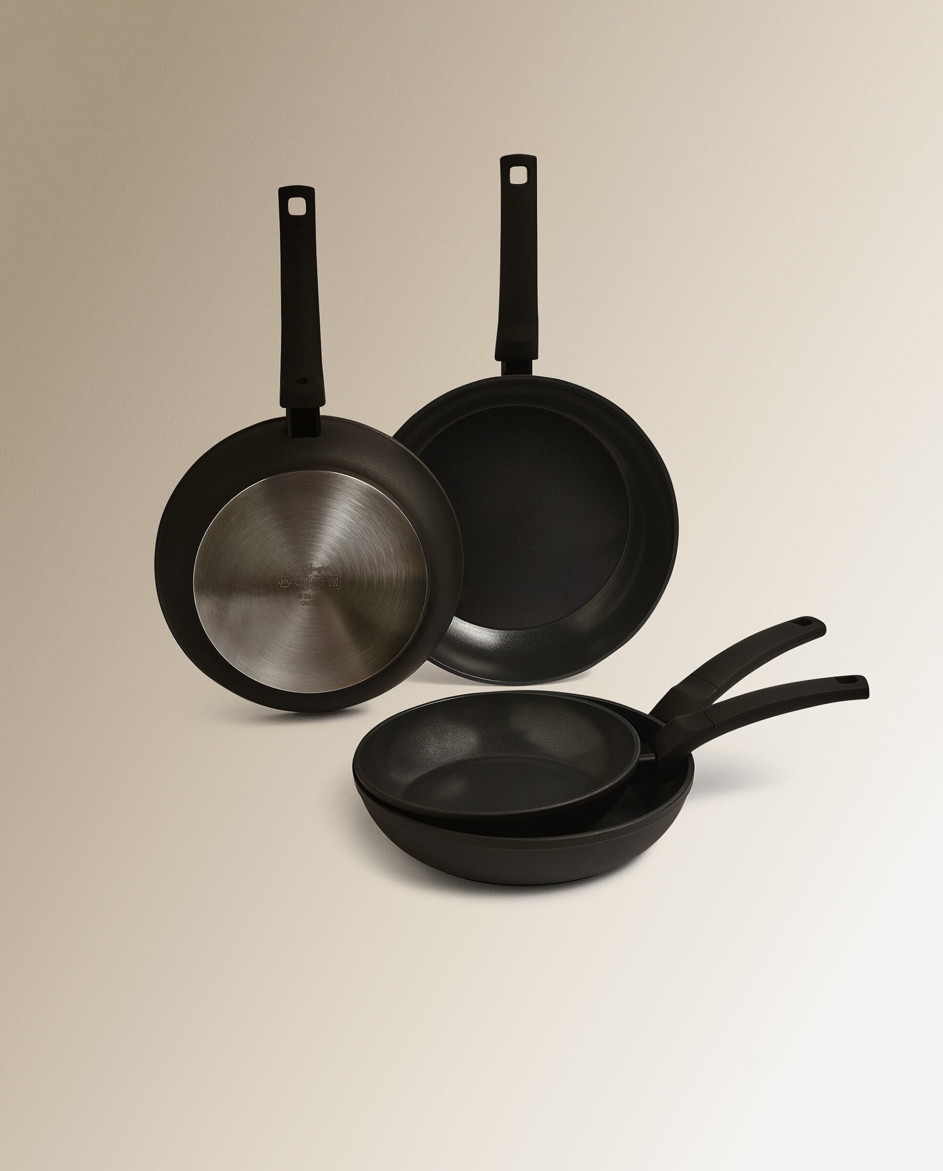 Frigideira de Alumínio Forjado Zircónio Ceramic Cinzento-8