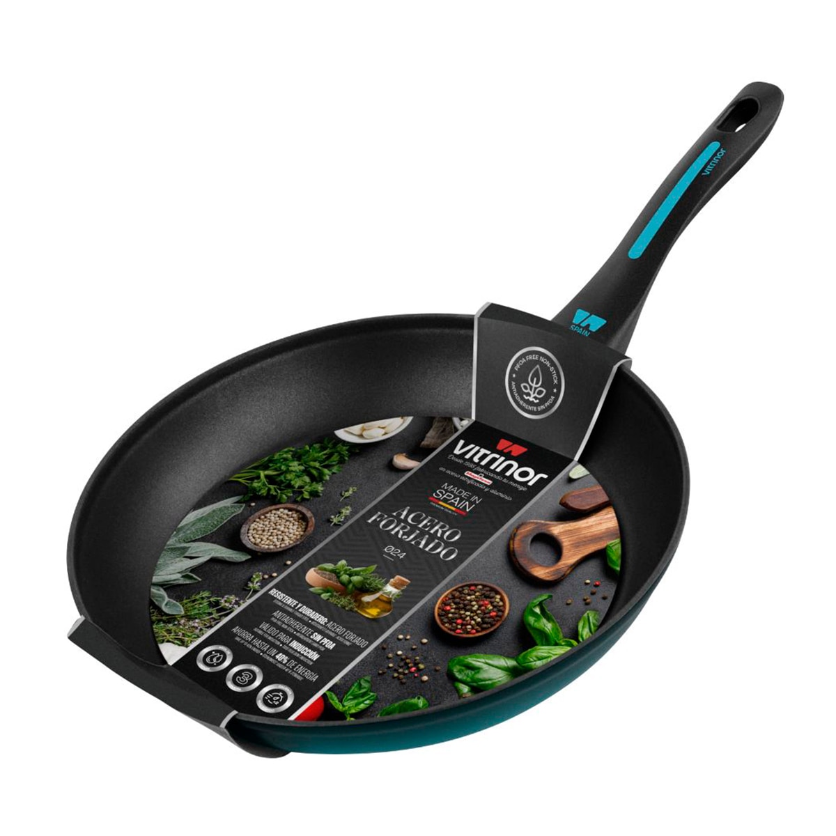 Imagen 0 de Sartén de acero forjado Alborán Vitrinor