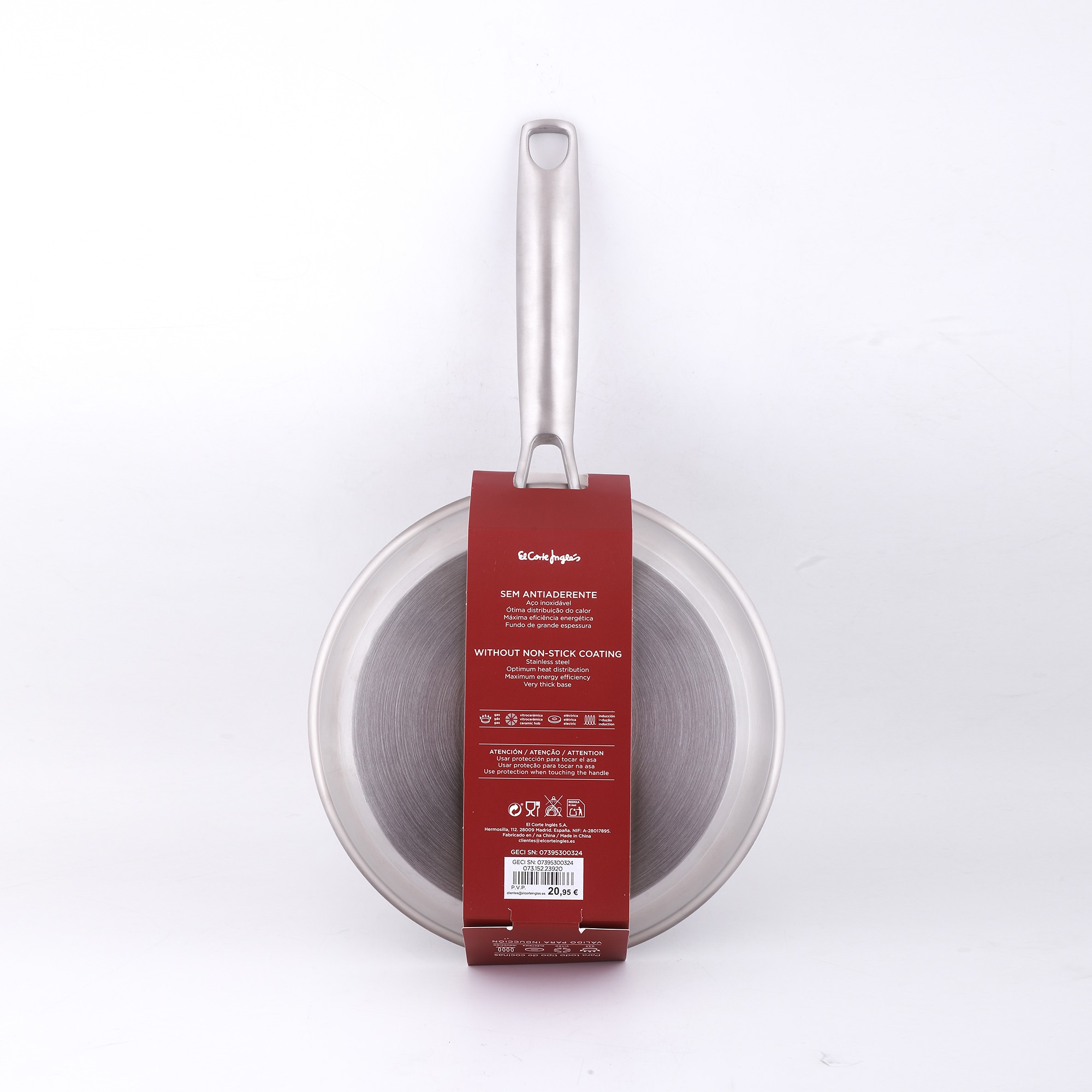Frigideira de Aço Inoxidável sem Antiaderente Smart Aço-6