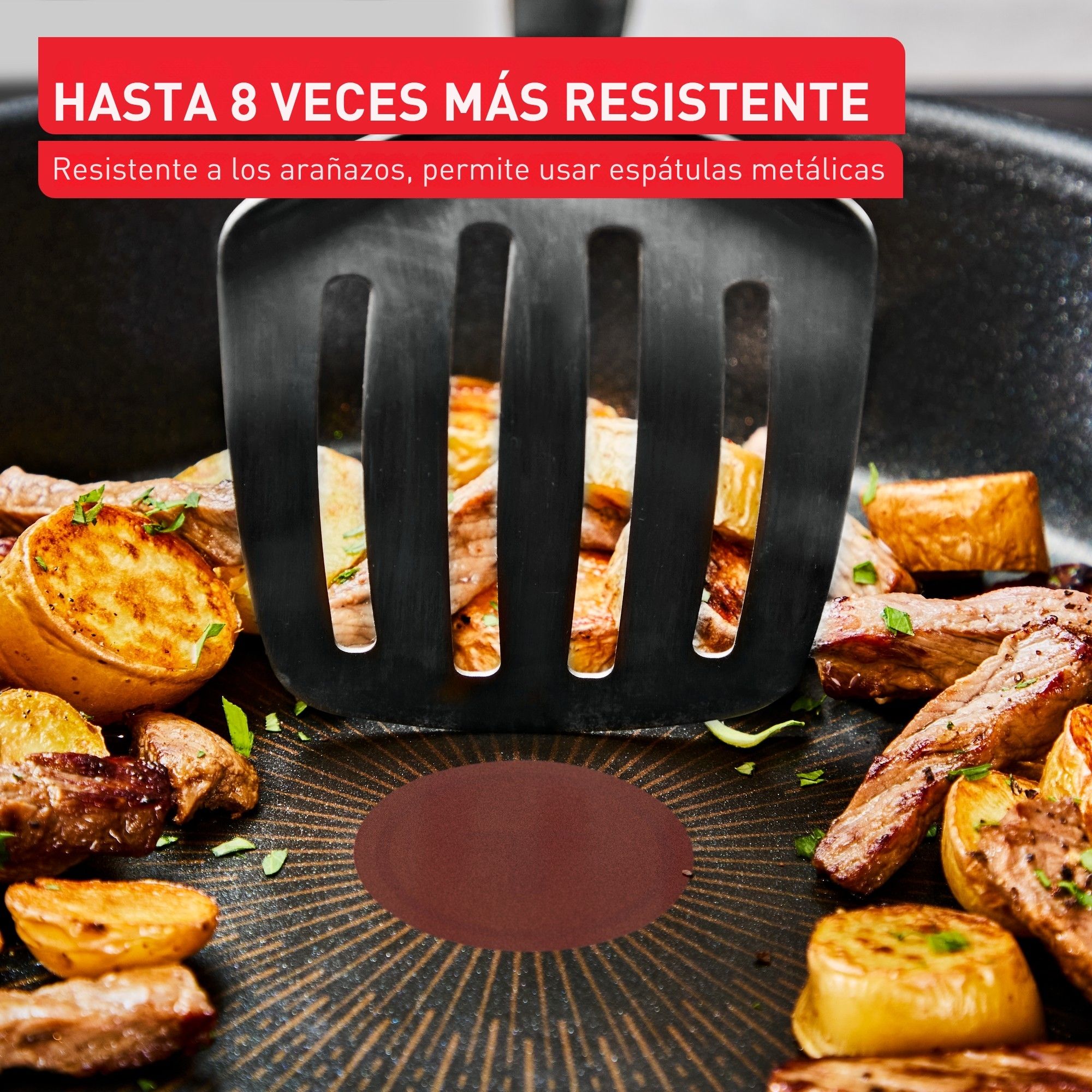 Sartén de aluminio Excellence Jordi Cruz Tefal Negro-4