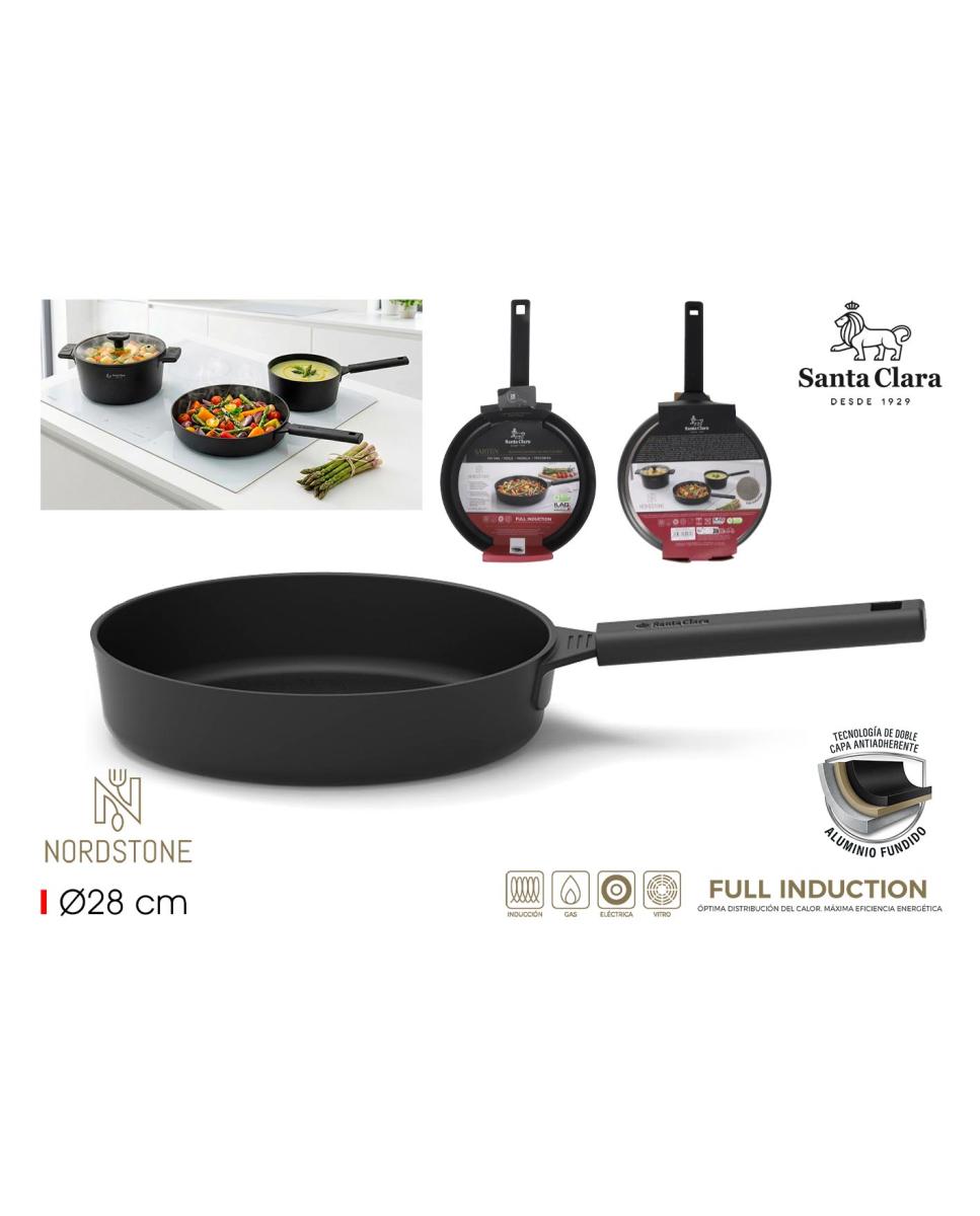 Colección nordstone santa clara realizada en aluminio fundido Negro-2