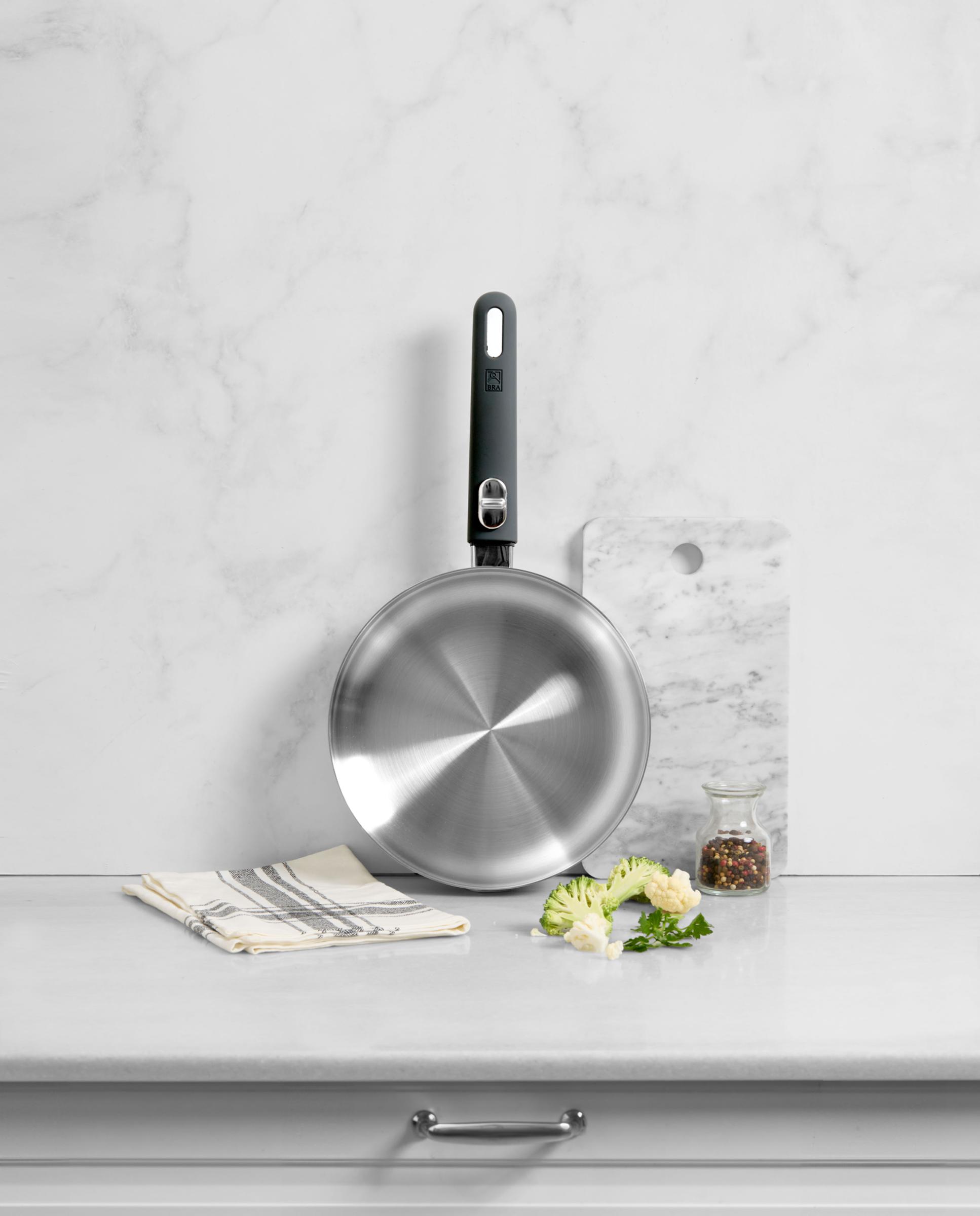 Imagen 4 de Sartén Bra Compac Inox 28 cm - Acero Acero