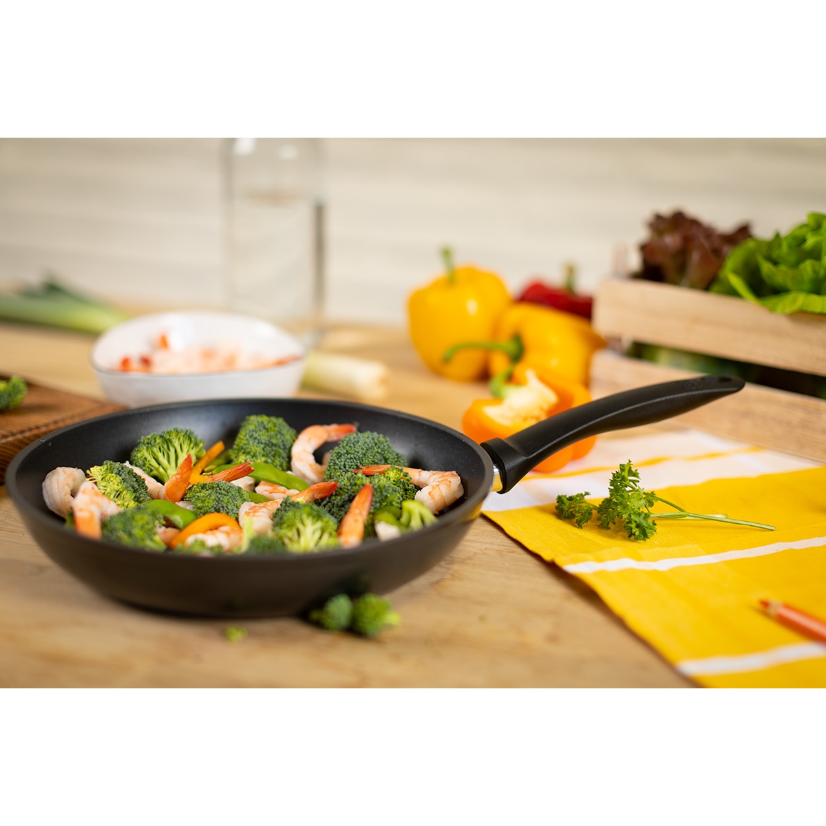 Conjunto de 3 frigideiras Easy Induction Preto-4