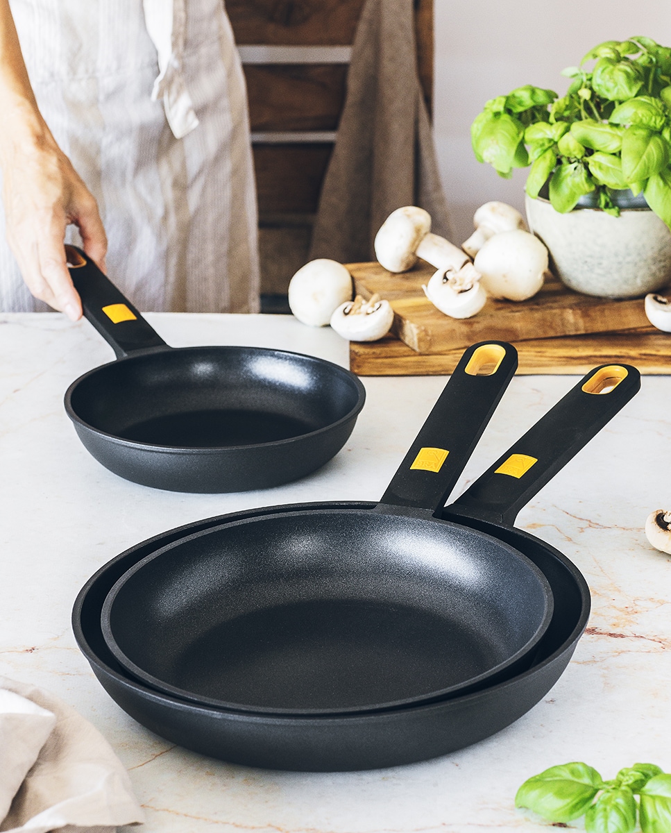 Imagen 0 de Juego 3 sartenes aluminio fundido Daily Pro Bra Negro
