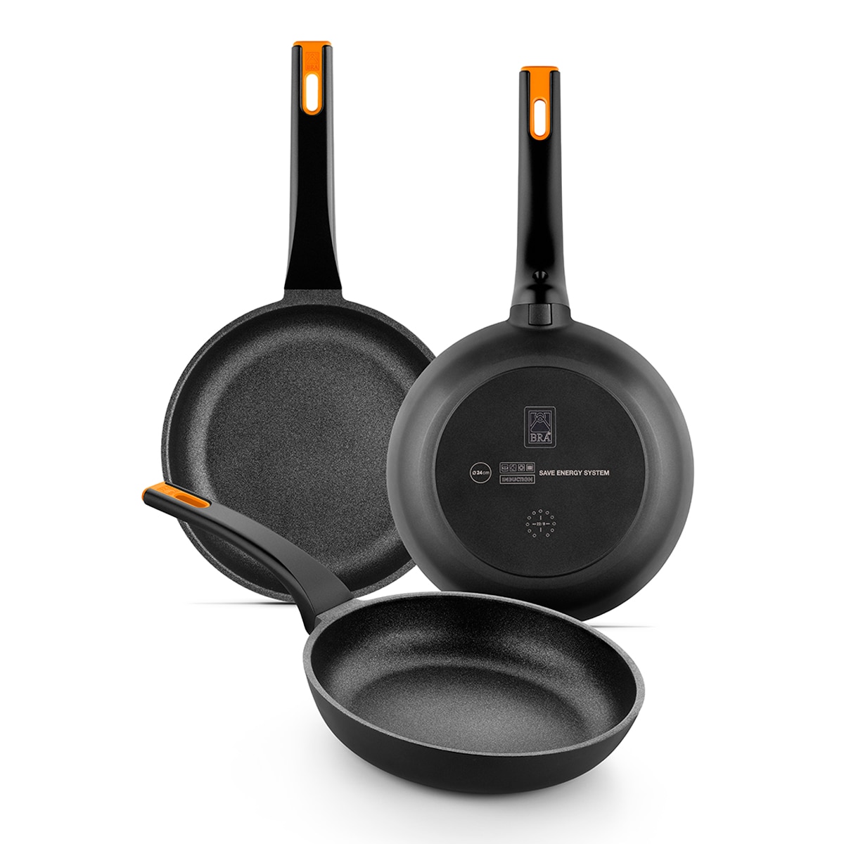 Imagem 0 de Conjunto de 3 Frigideiras Efficient Pro