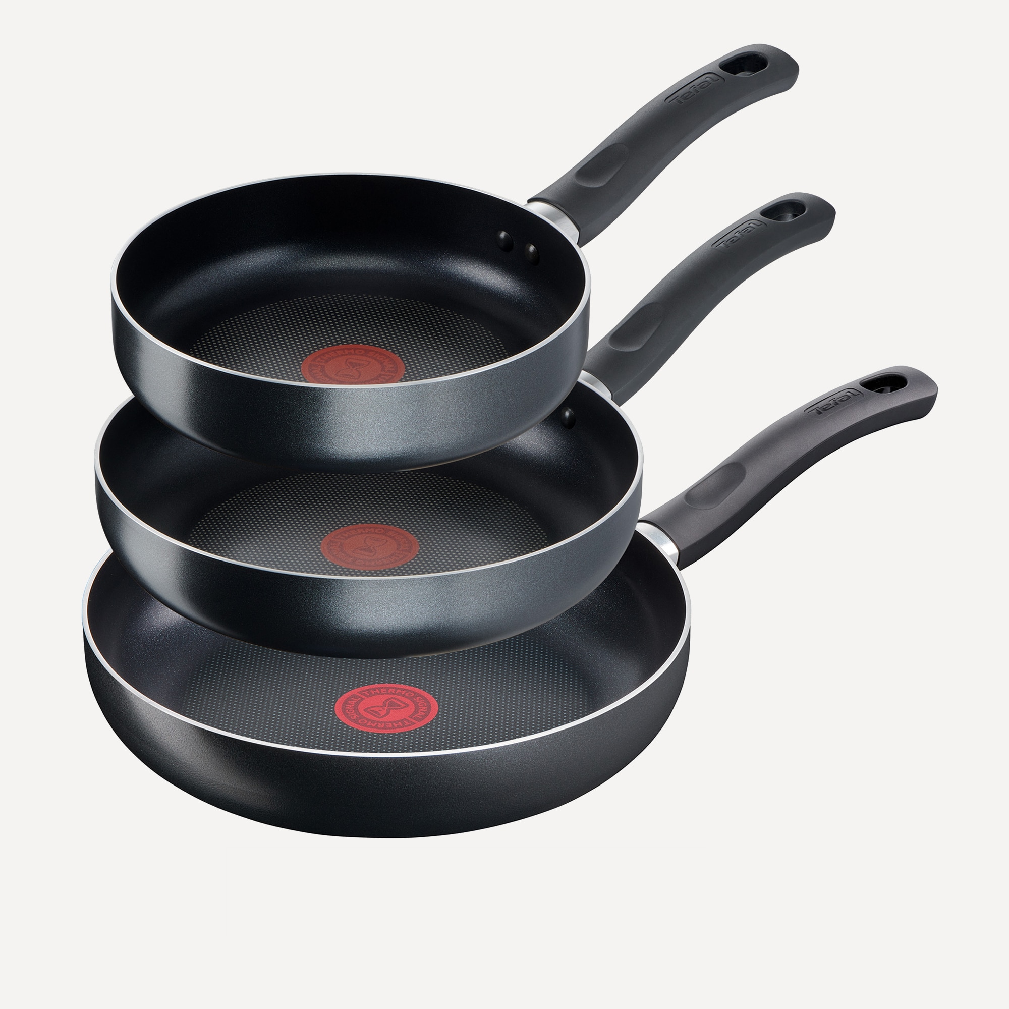 Imagen 0 de Set de 3 sartenes de aluminio Easy Cook Tefal