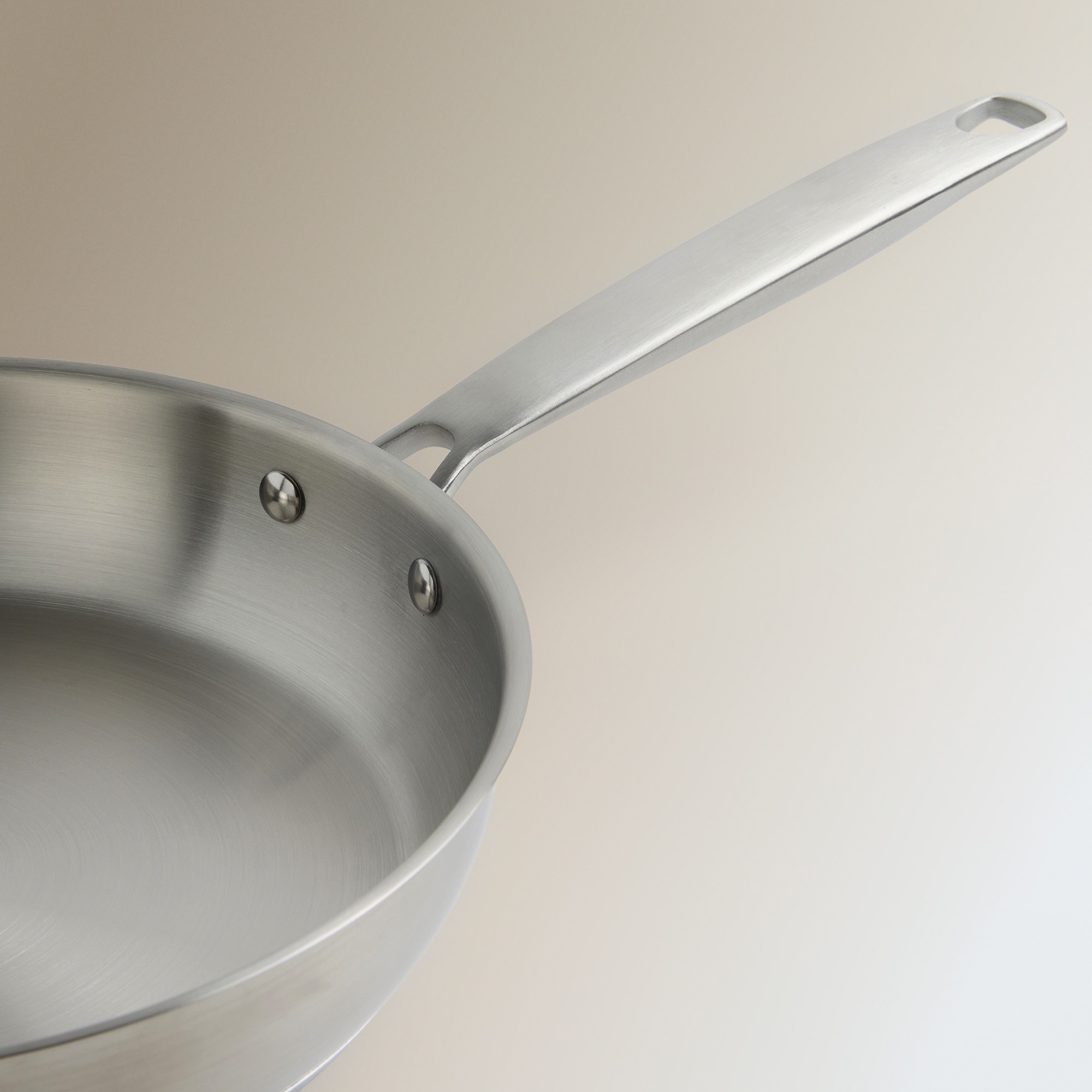 Conjunto de 3 Frigideiras de Aço Inoxidável sem Antiaderente Smart Aço-3