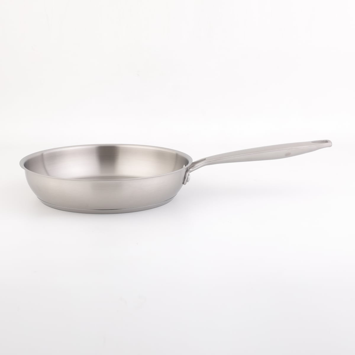 Conjunto de 3 Frigideiras de Aço Inoxidável sem Antiaderente Smart Aço-5