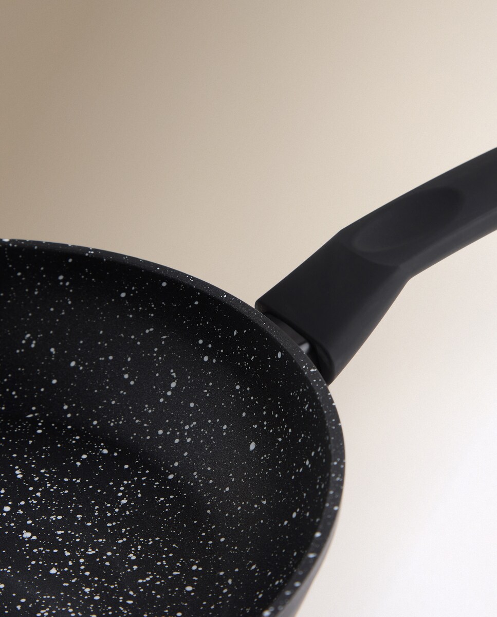 Conjunto de 3 Frigideiras de Alumínio Forjado com Efeito de Pedra Stone Preto-3