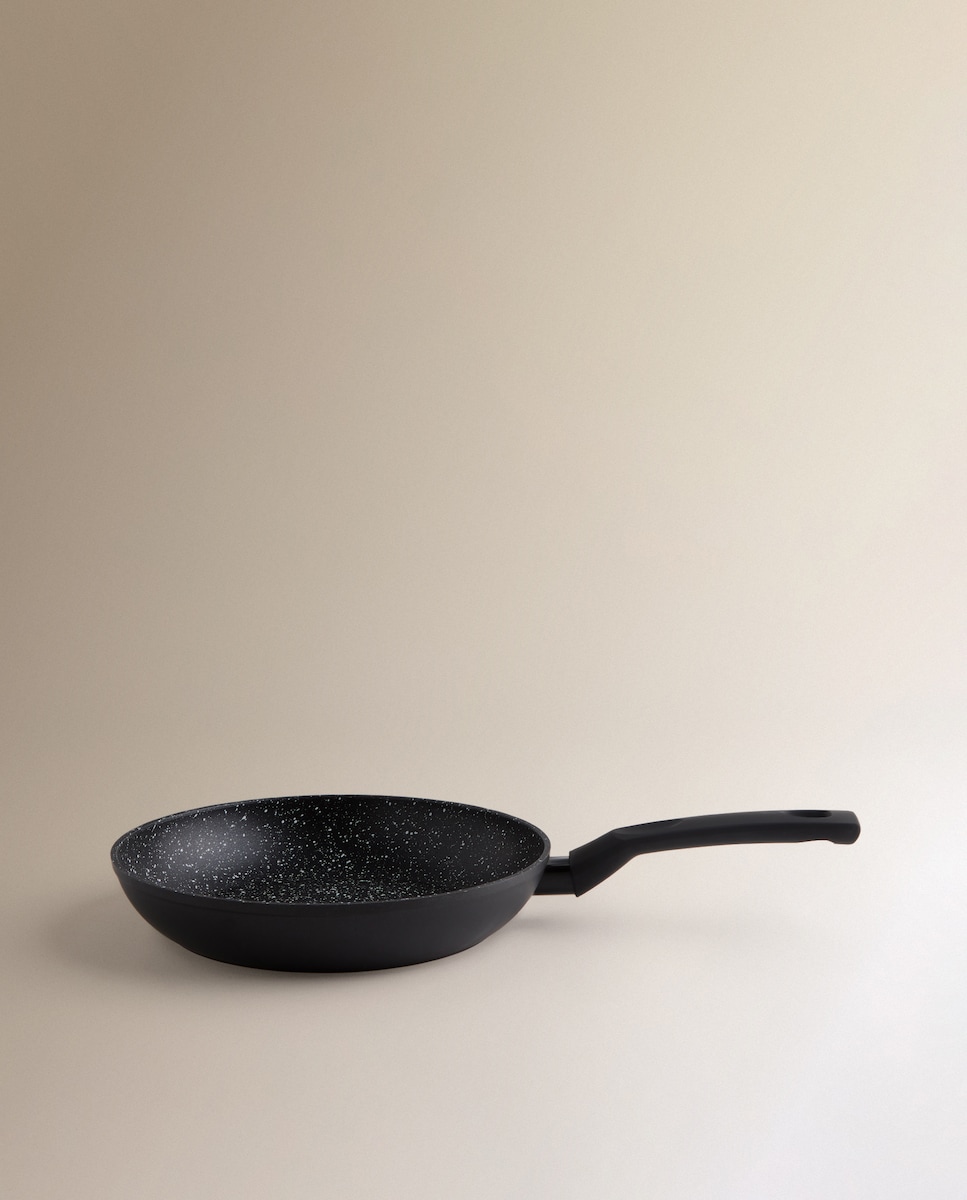 Conjunto de 3 Frigideiras de Alumínio Forjado com Efeito de Pedra Stone Preto-4