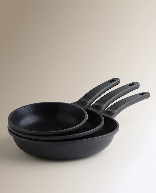 Imagem 0 de Conjunto de 3 Frigideiras de Alumínio Fundido Excellent Pro