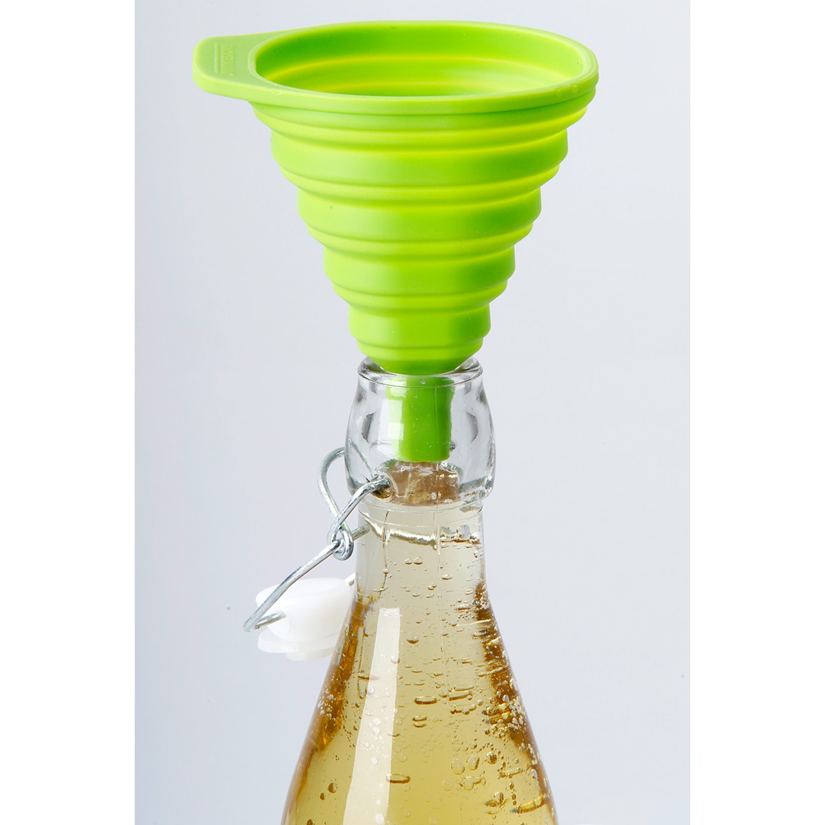 Embudo plegable de silicona Fackelmann Verde-6