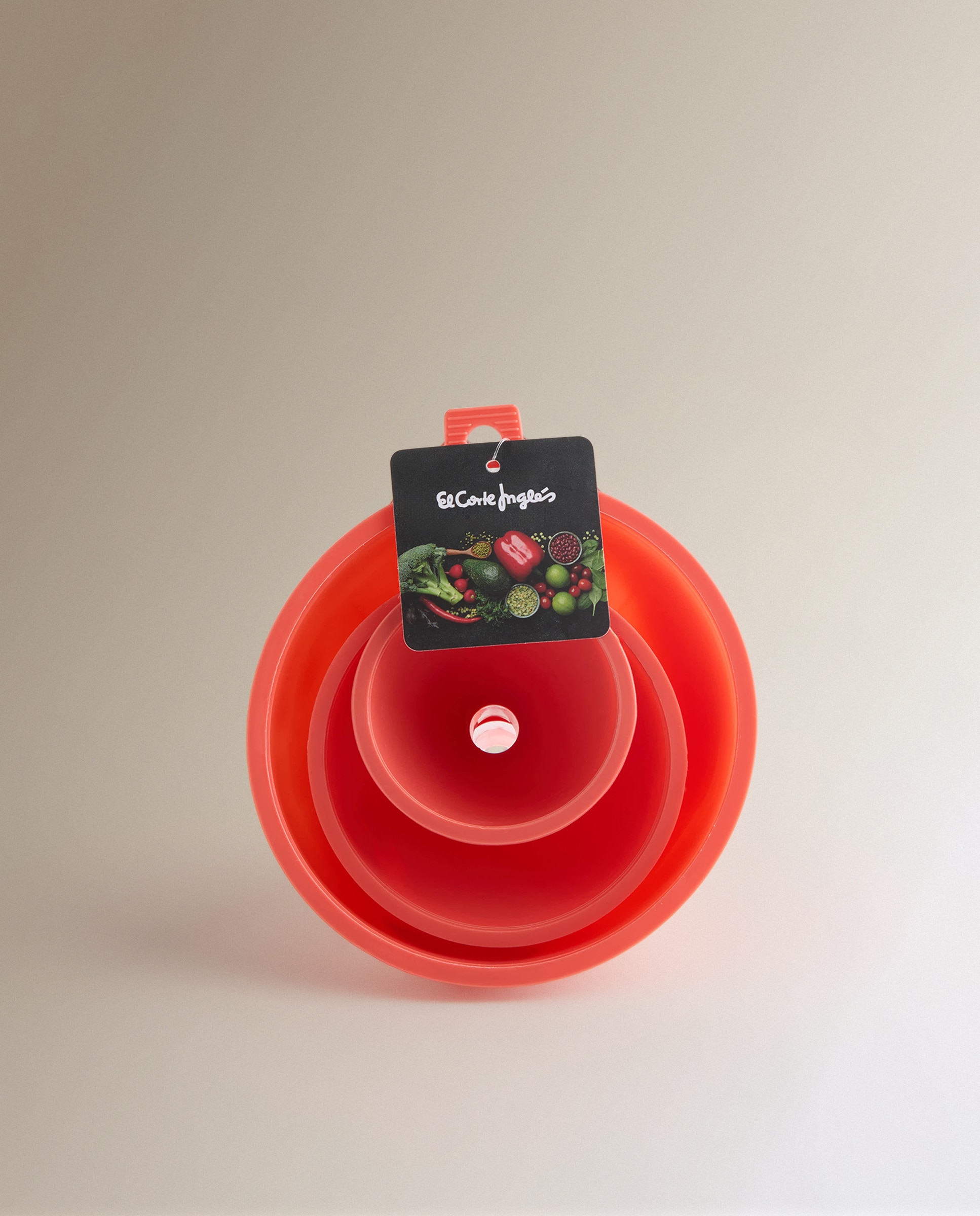 Conjunto de 3 Funis Laranja-1