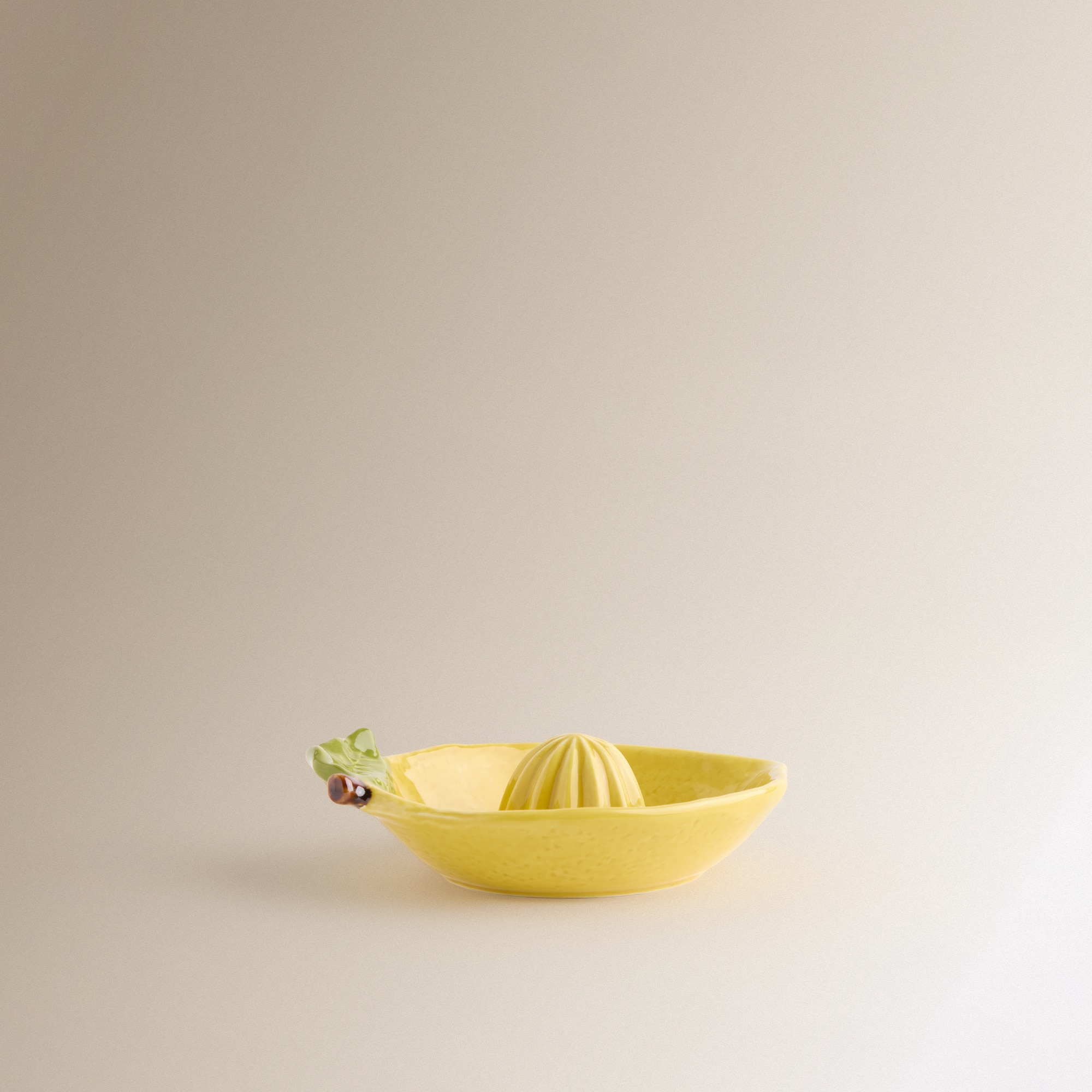 Espremedor de Cerâmica Limão Sumos Amarelo-1