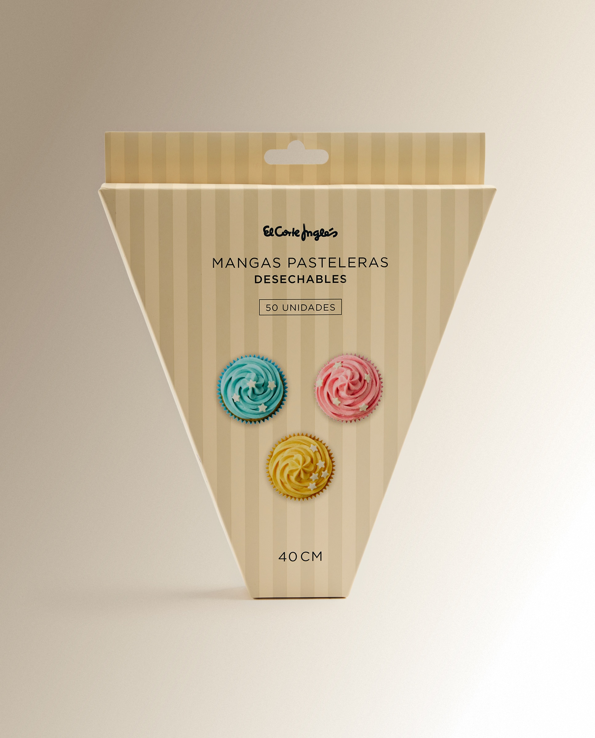 Conjunto de 50 Mangas de Pastelaria Descartáveis Transparente-2