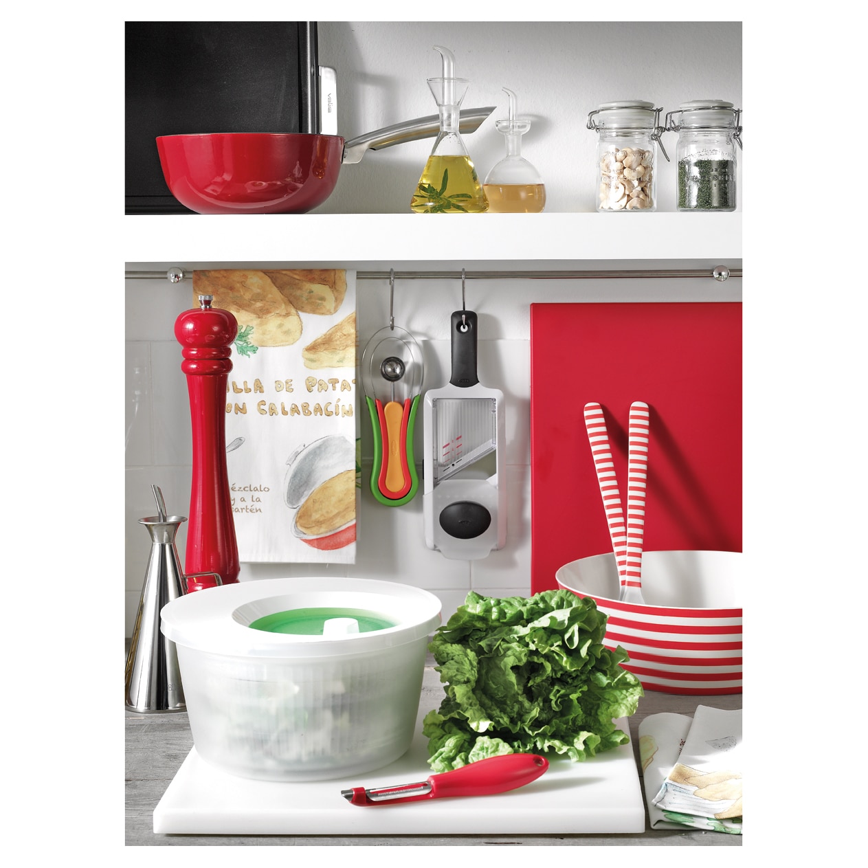 Cortador de legumes Oxo Branco-4