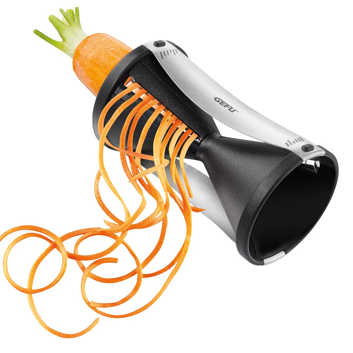 Ralador de verduras em espiral Spirelli Classic Gefu Preto-2