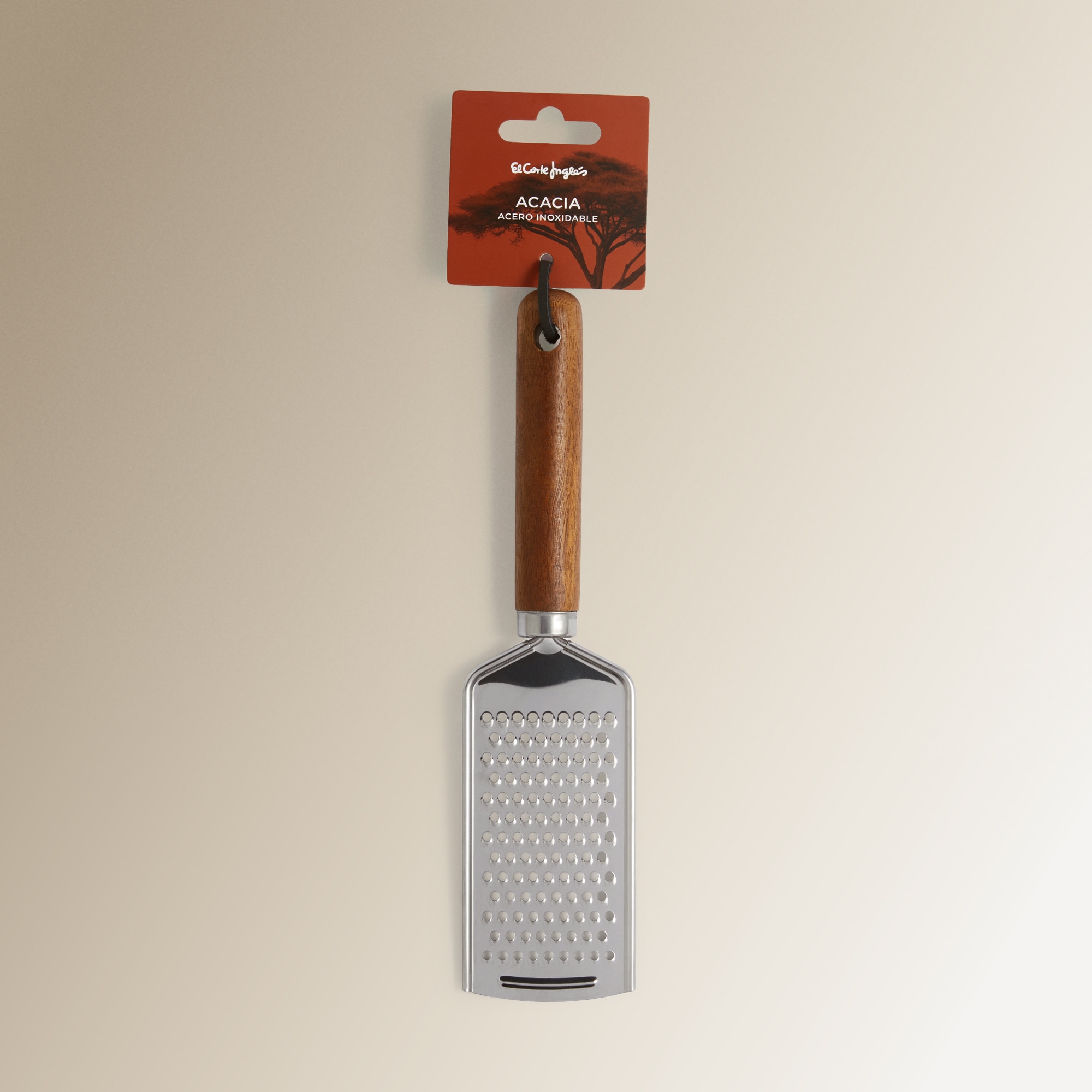 Ralador com Cabo de Madeira de Acácia Natural-4