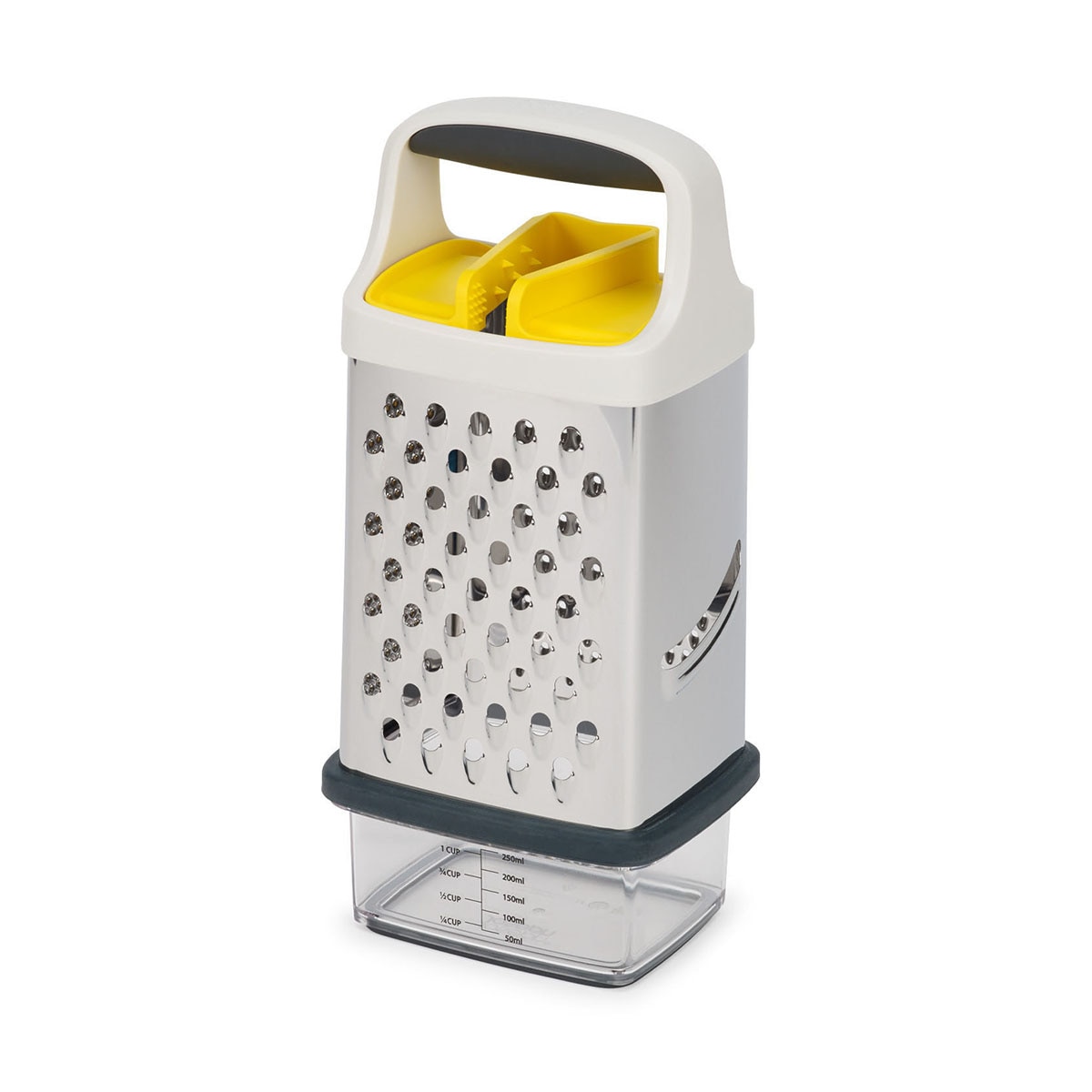 Ralador com Recipiente Multi-Grip Grater Cinzento-3