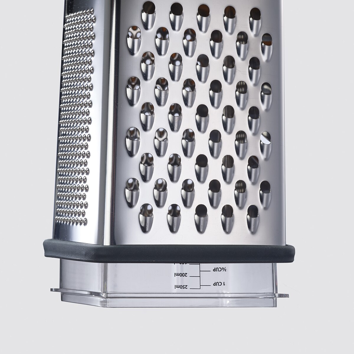 Ralador com Recipiente Multi-Grip Grater Cinzento-8