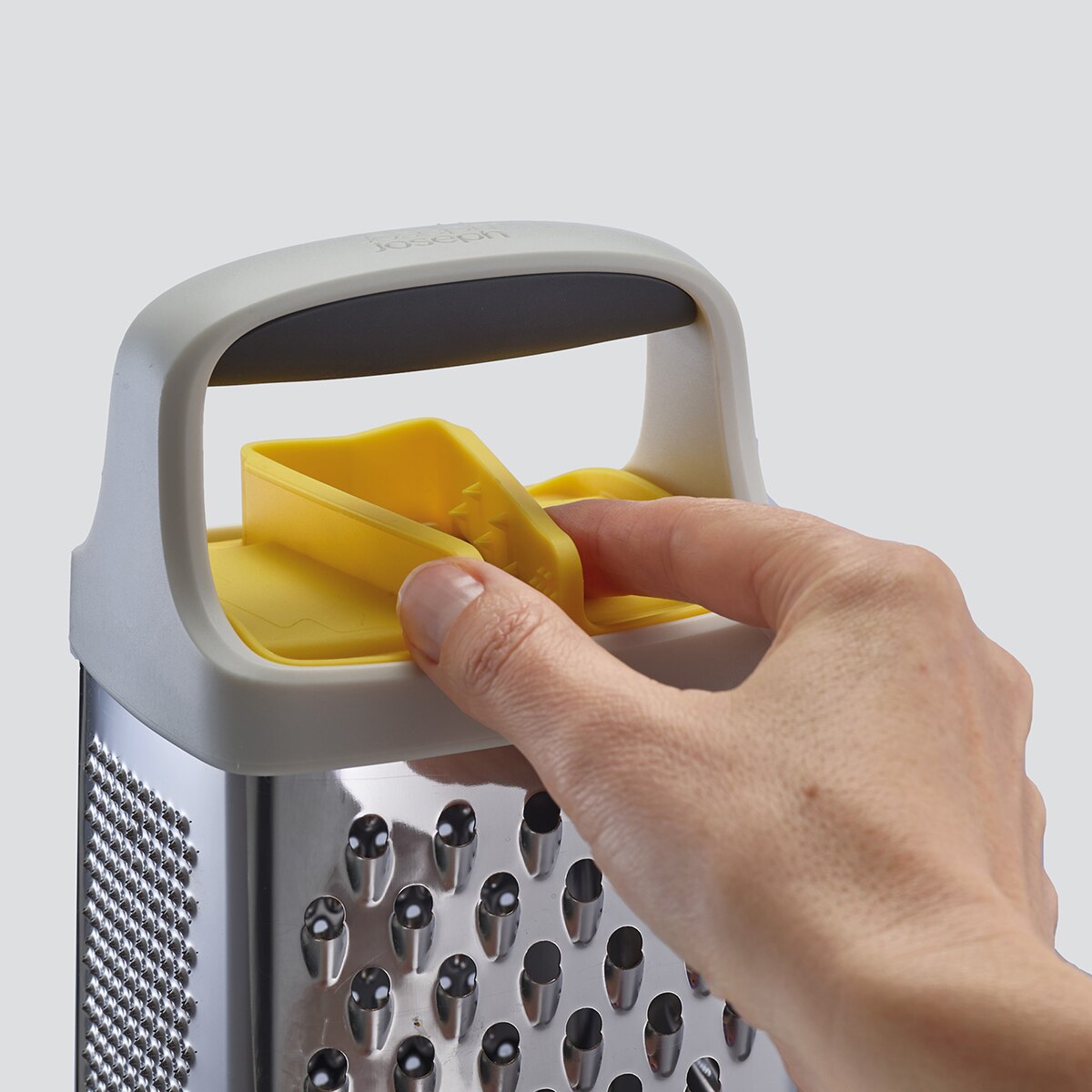 Ralador com Recipiente Multi-Grip Grater Cinzento-10
