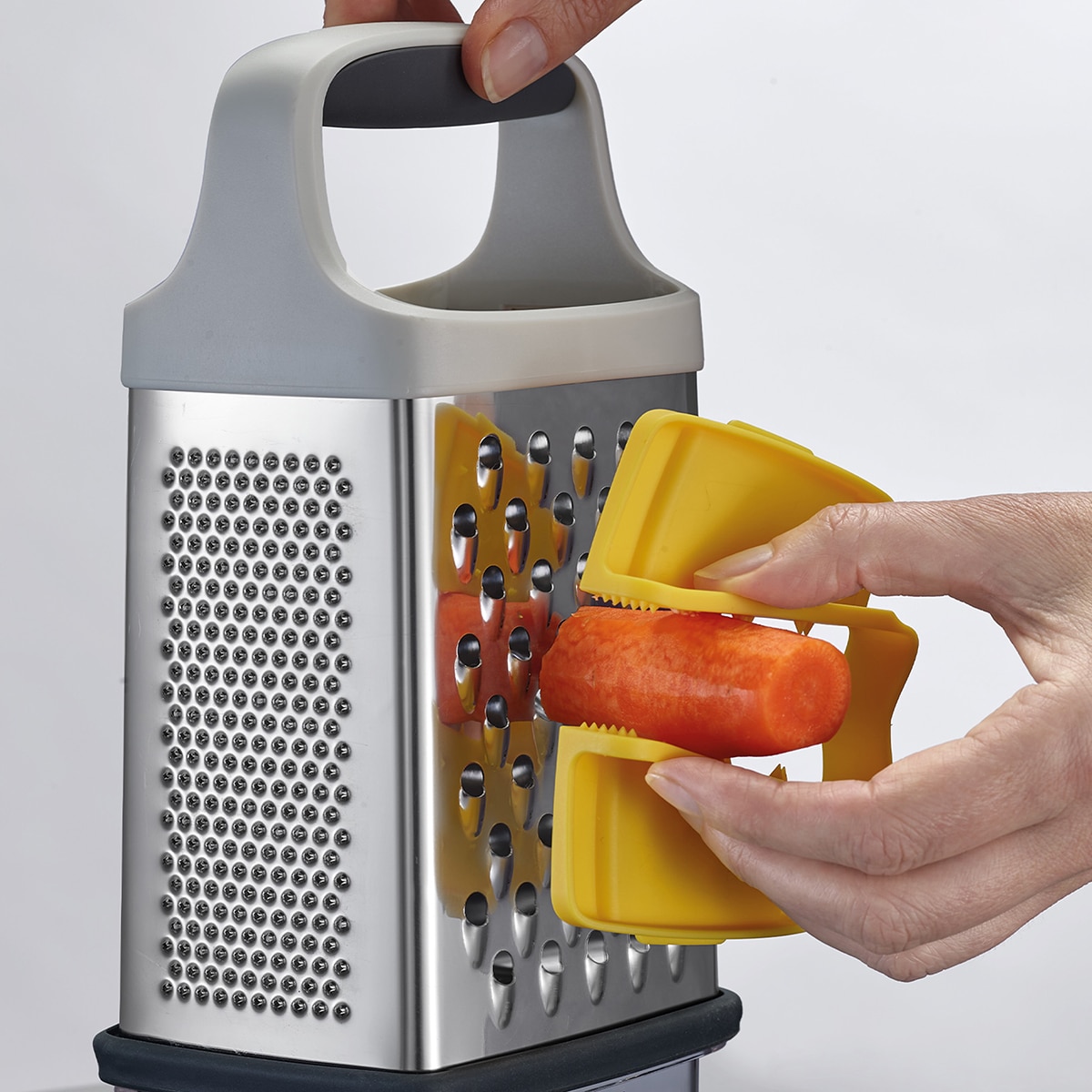 Ralador com Recipiente Multi-Grip Grater Cinzento-15