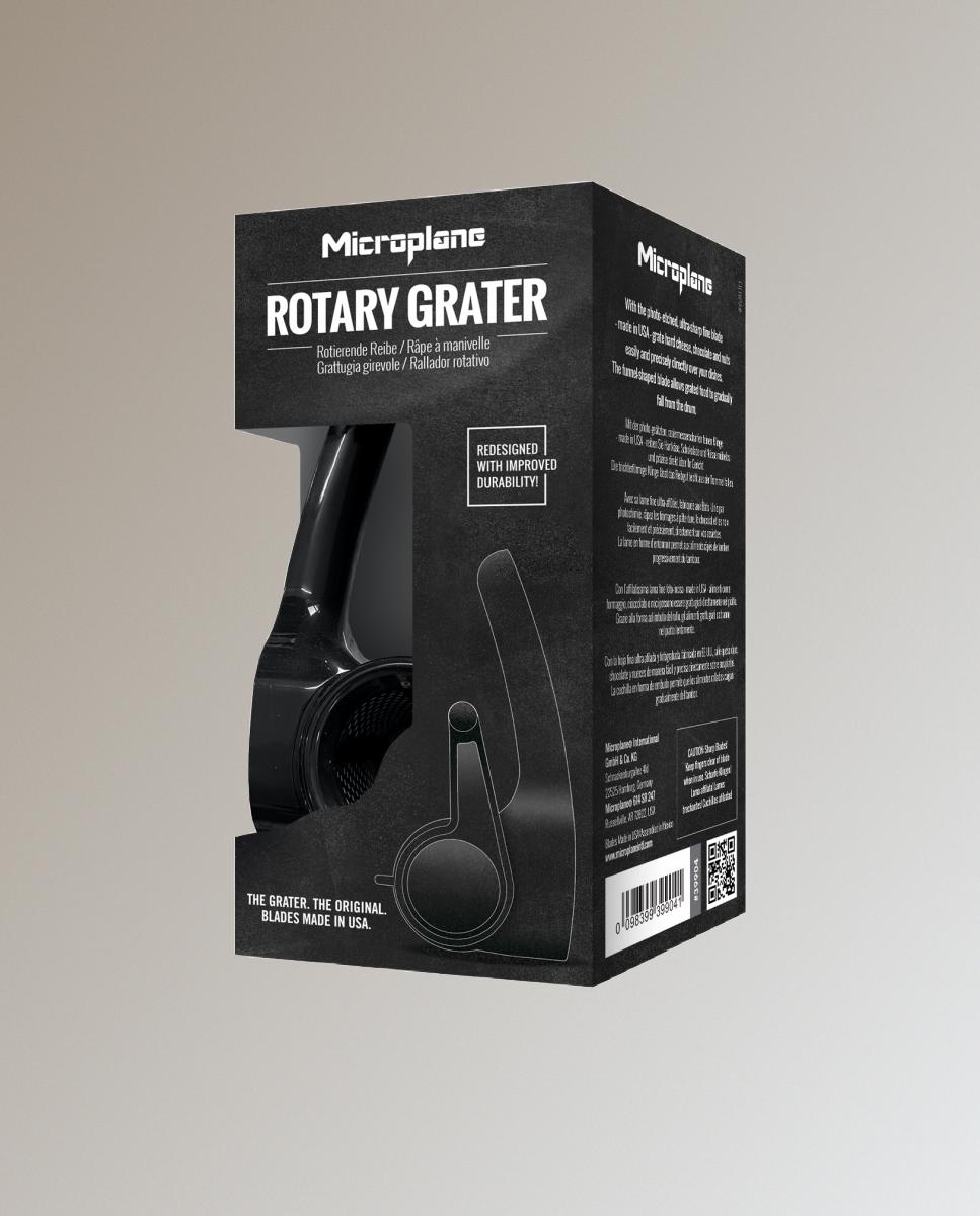 Imagen 8 de Rallador giratorio con cuchilla fotograbada Specialty Microplane - Negro Negro