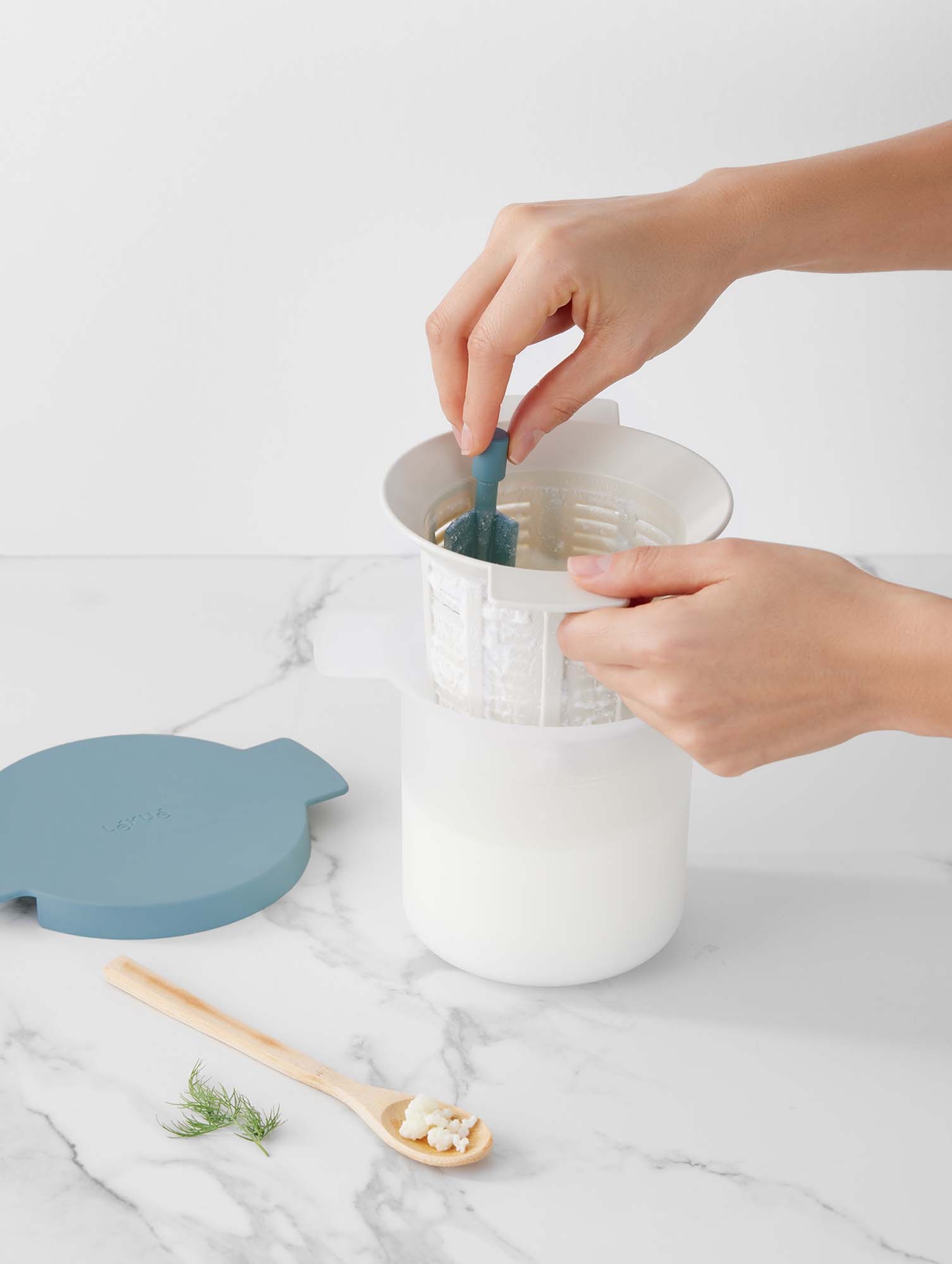 Máquina de Kefir e Iogurte Maker Azul-6
