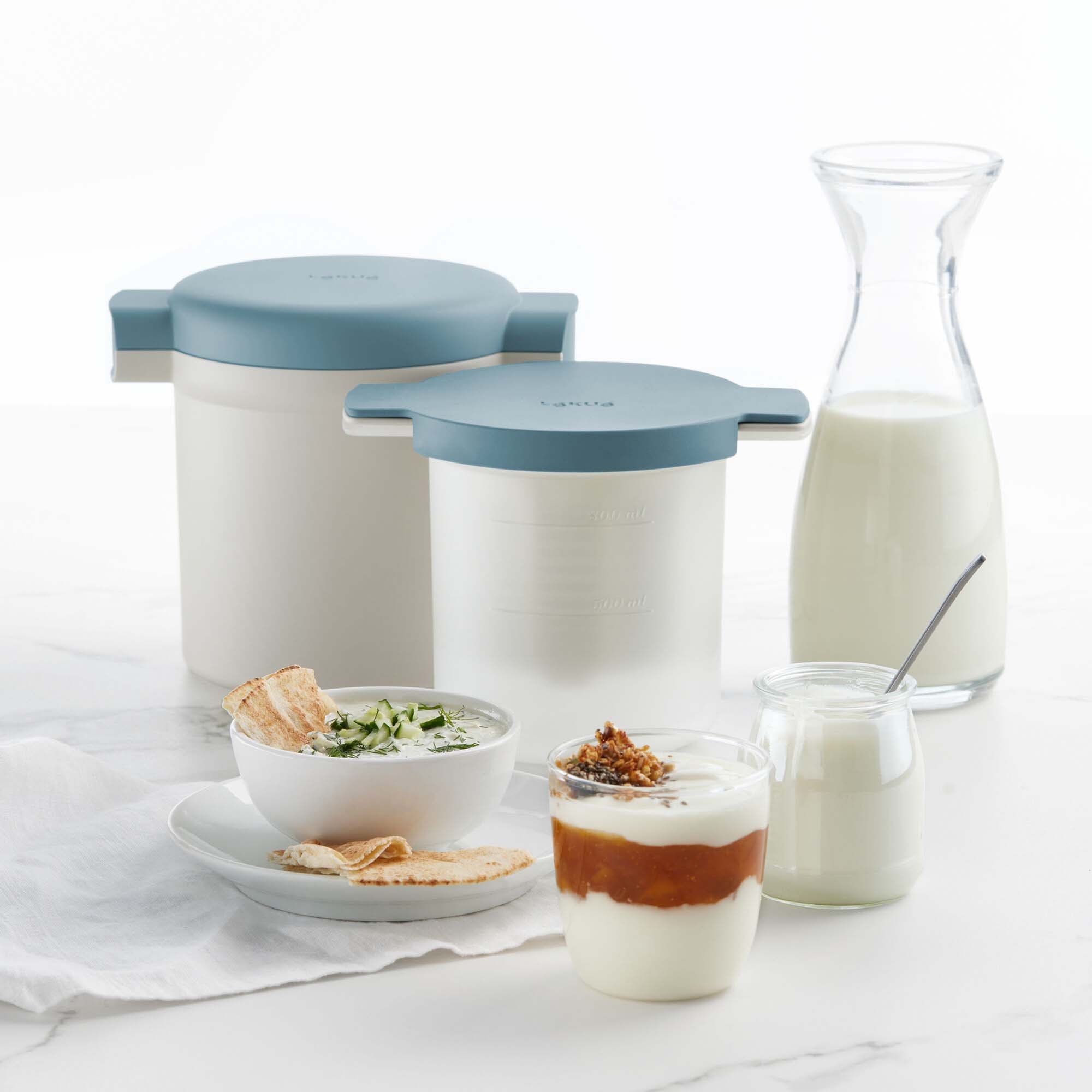 Máquina de Kefir e Iogurte Maker Azul-15