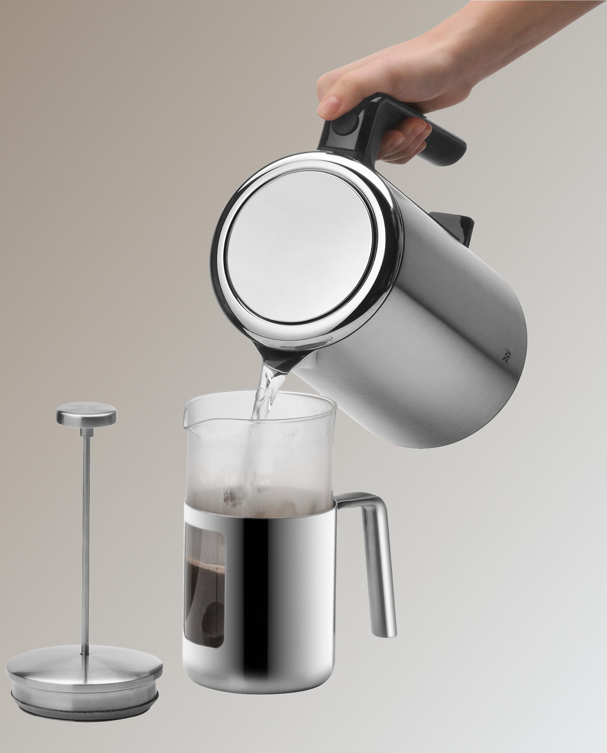 Imagen 4 de Cafetera de émbolo Kult WMF - Acero Acero