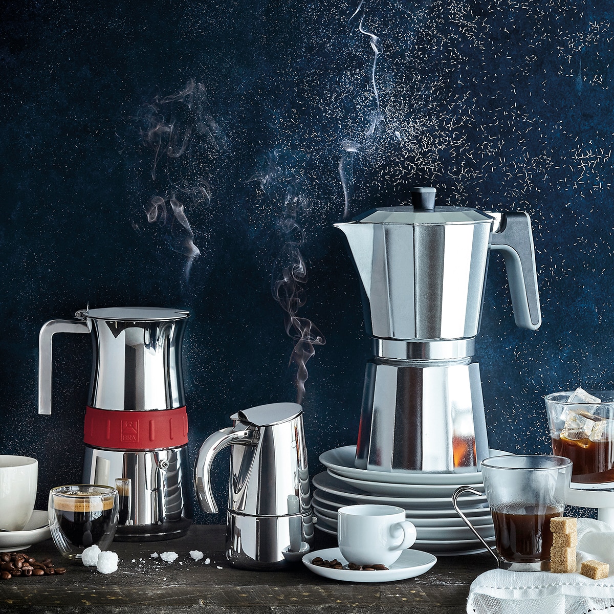 Cafeteira de alumínio de Indução Perfecta Bra Aço-7
