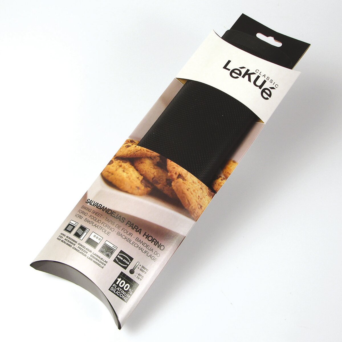 Bandeja de silicone para o forno Lékué Preto-2