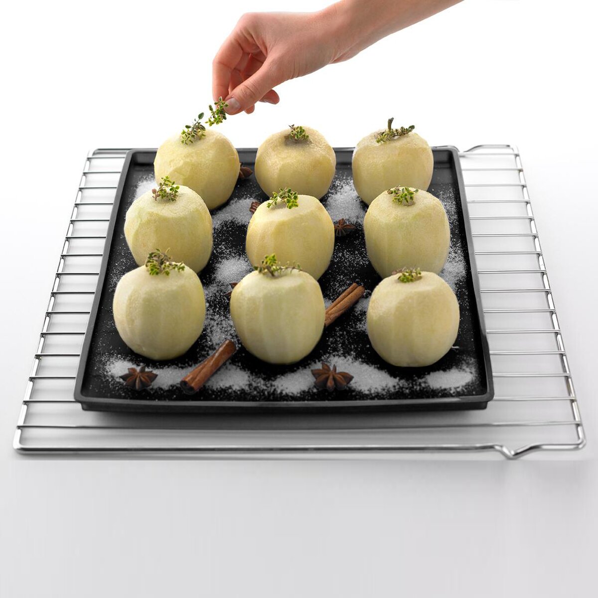 Bandeja de silicone para o forno Lékué Preto-3