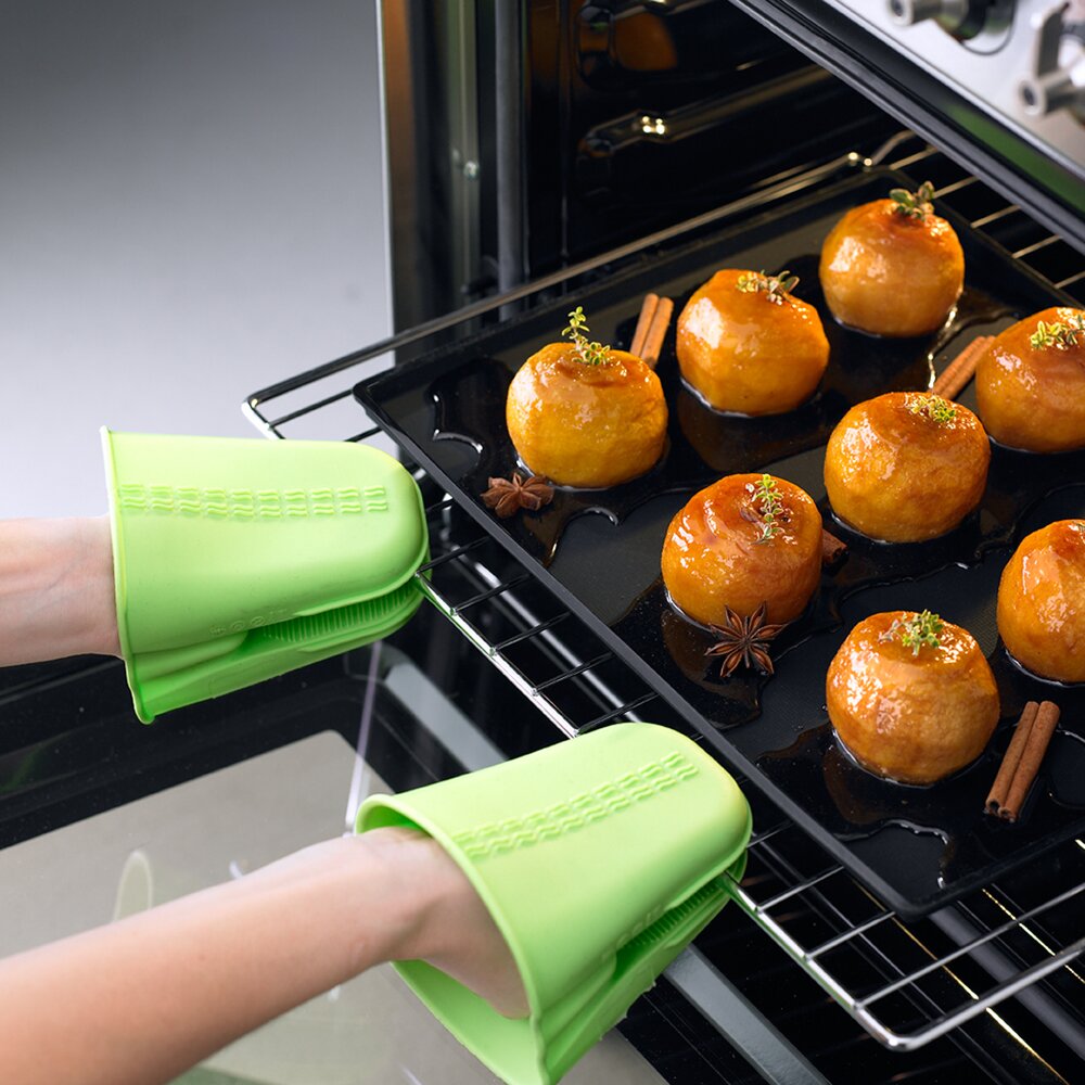 Bandeja de silicone para o forno Lékué Preto-4