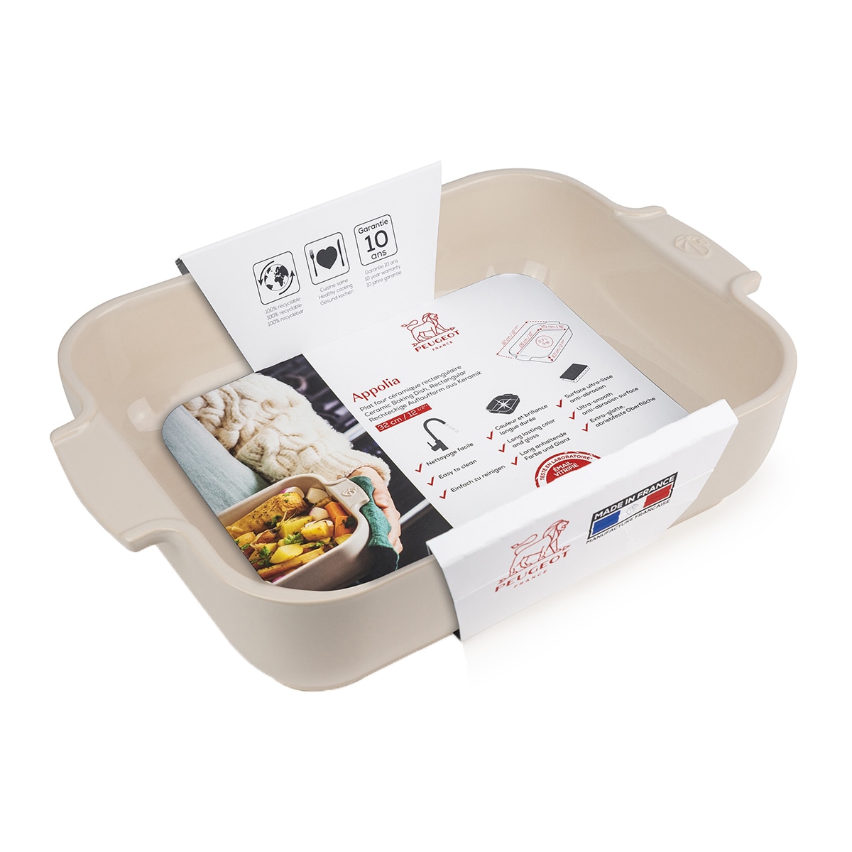 Travessa para Forno Retangular Apolia Natural-2