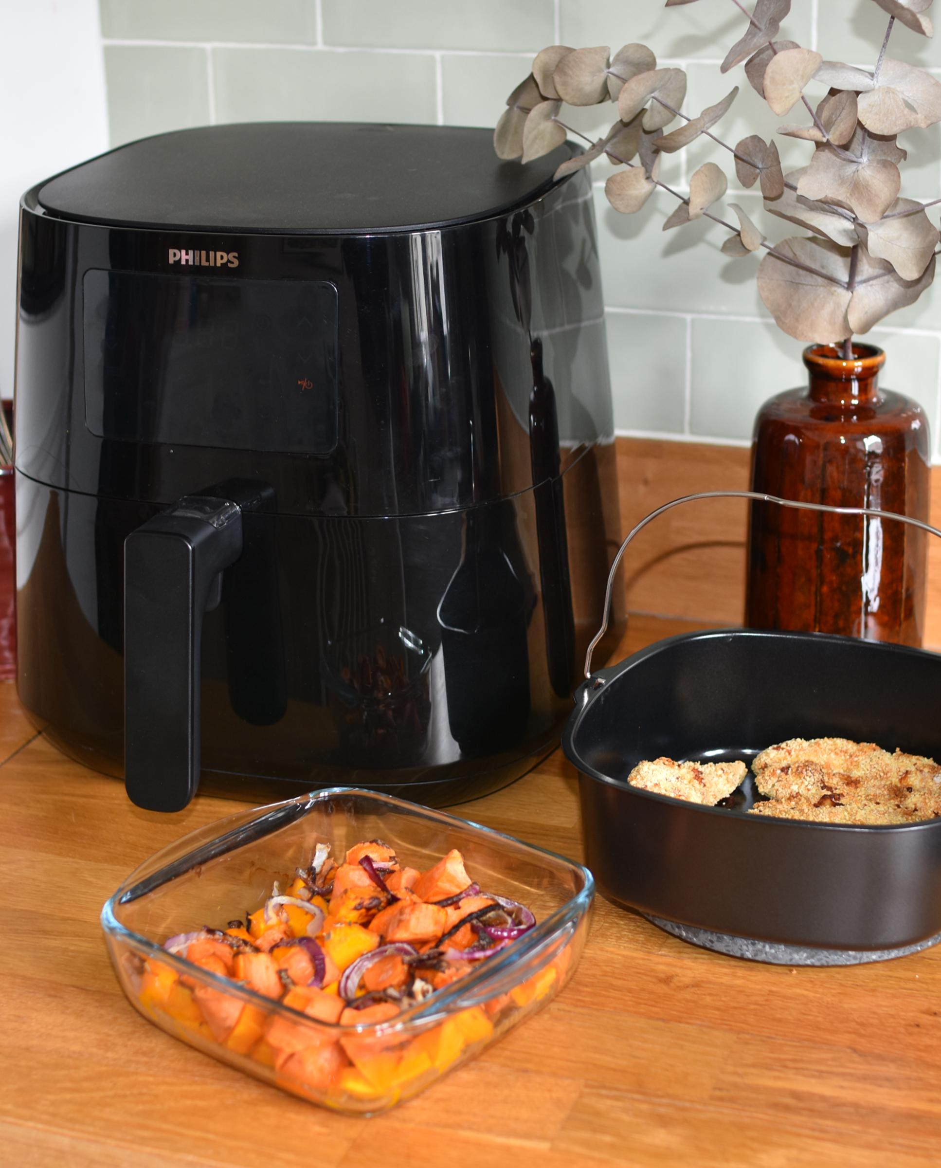 Fuente de vidrio cuadrada Air Fryer Pyrex Transparente-4