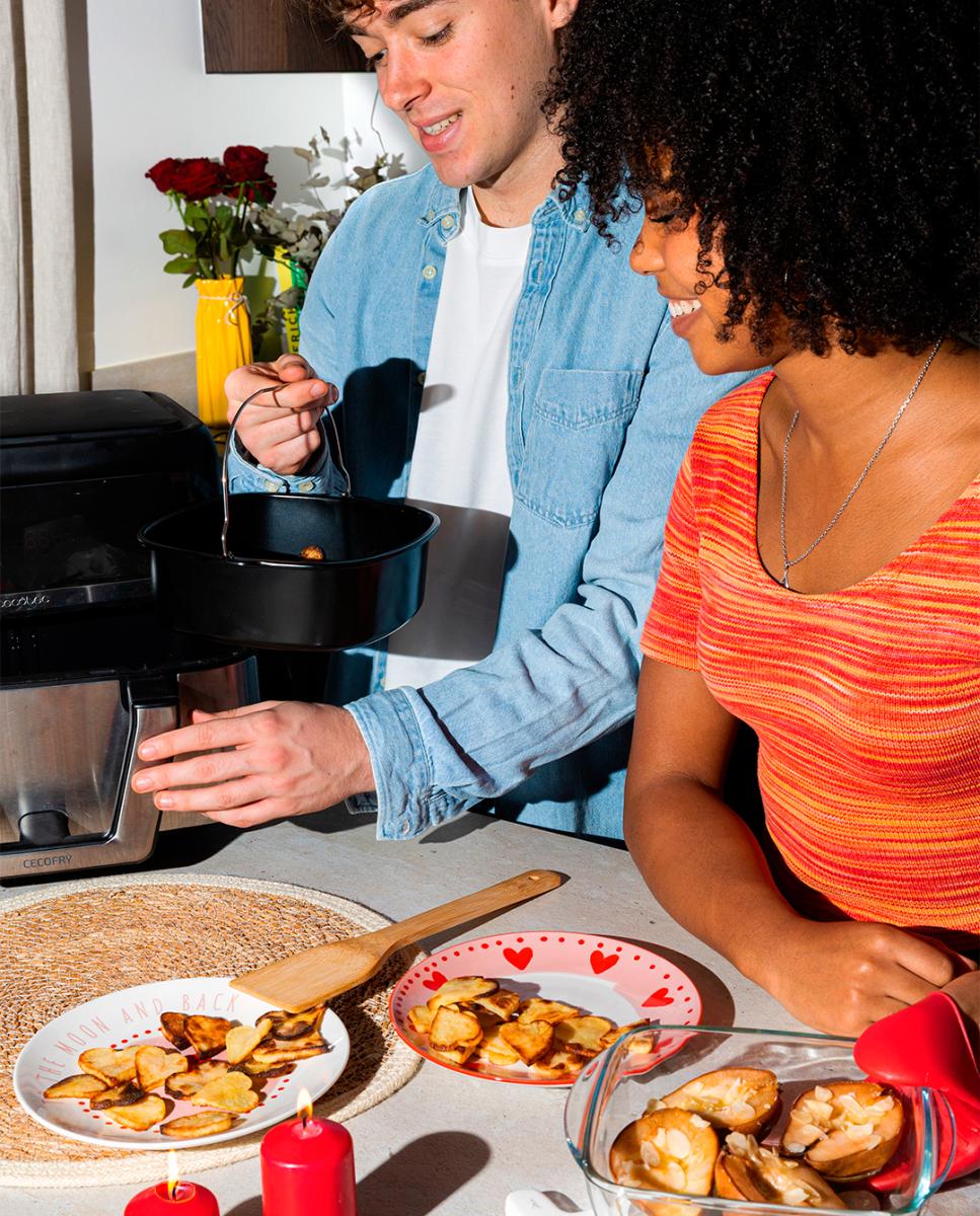 Fuente cuadrada para Air Fryer Glide Pyrex Negro-7