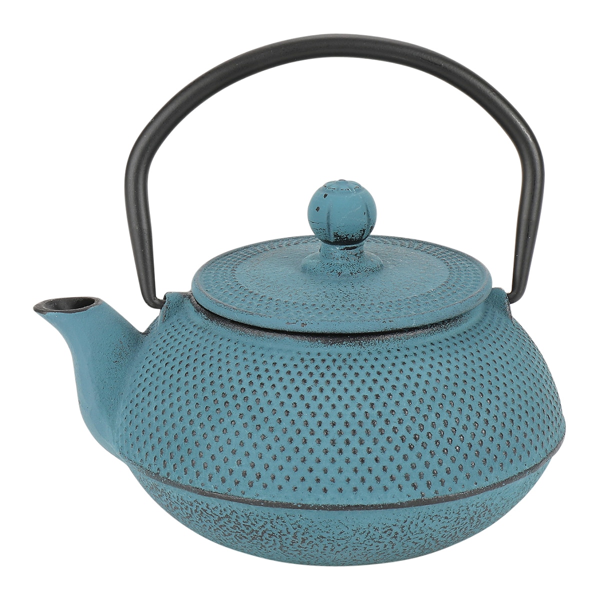 Chaleira de ferro fundido azul Azul-1