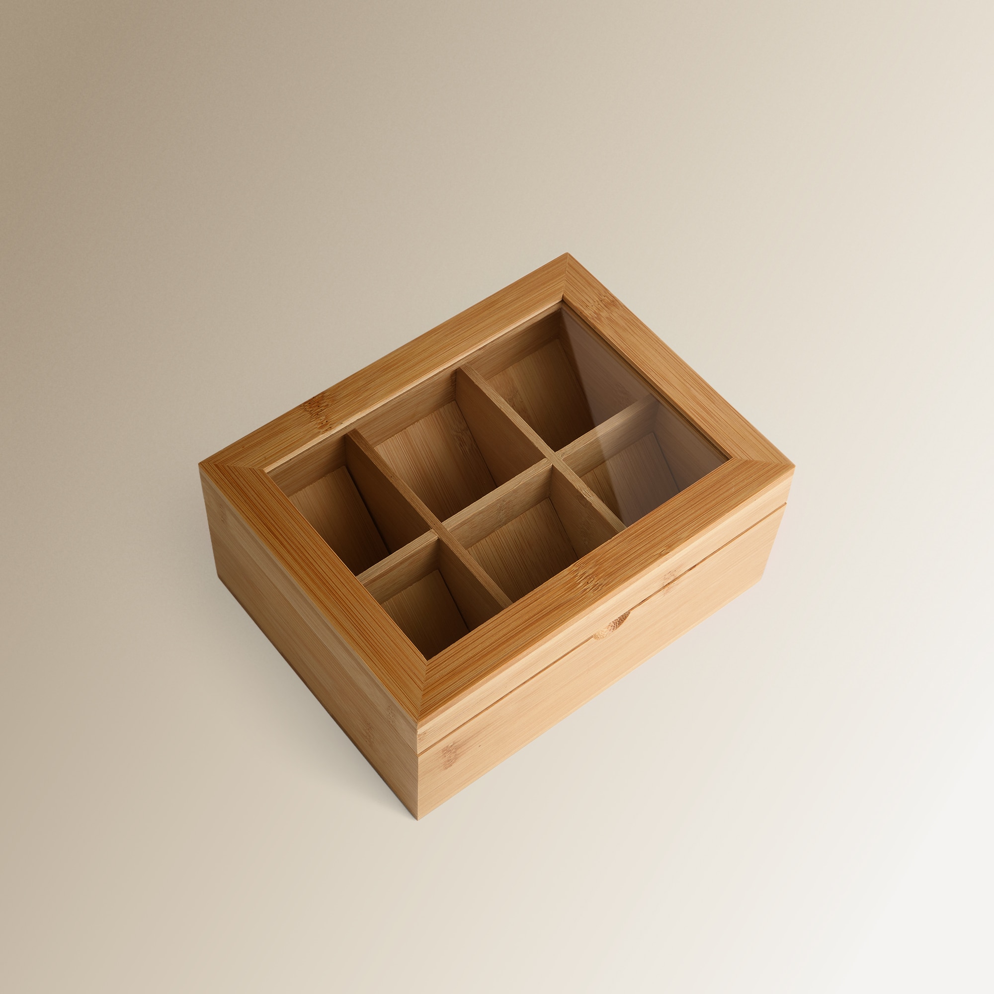 Imagem 0 de Caixa de Chá com 6 Compartimentos