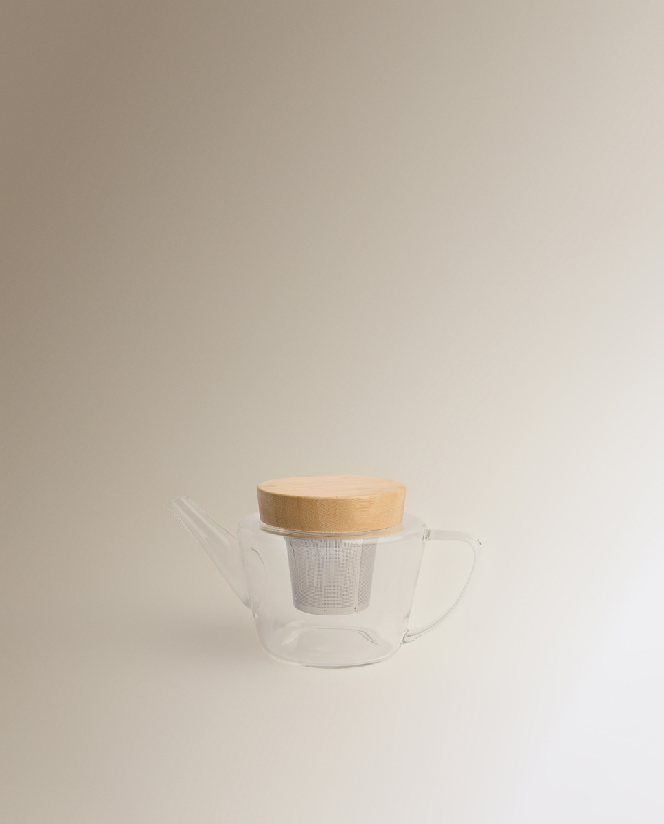 Imagen 0 de Tetera de borosilicato con filtro Transparente