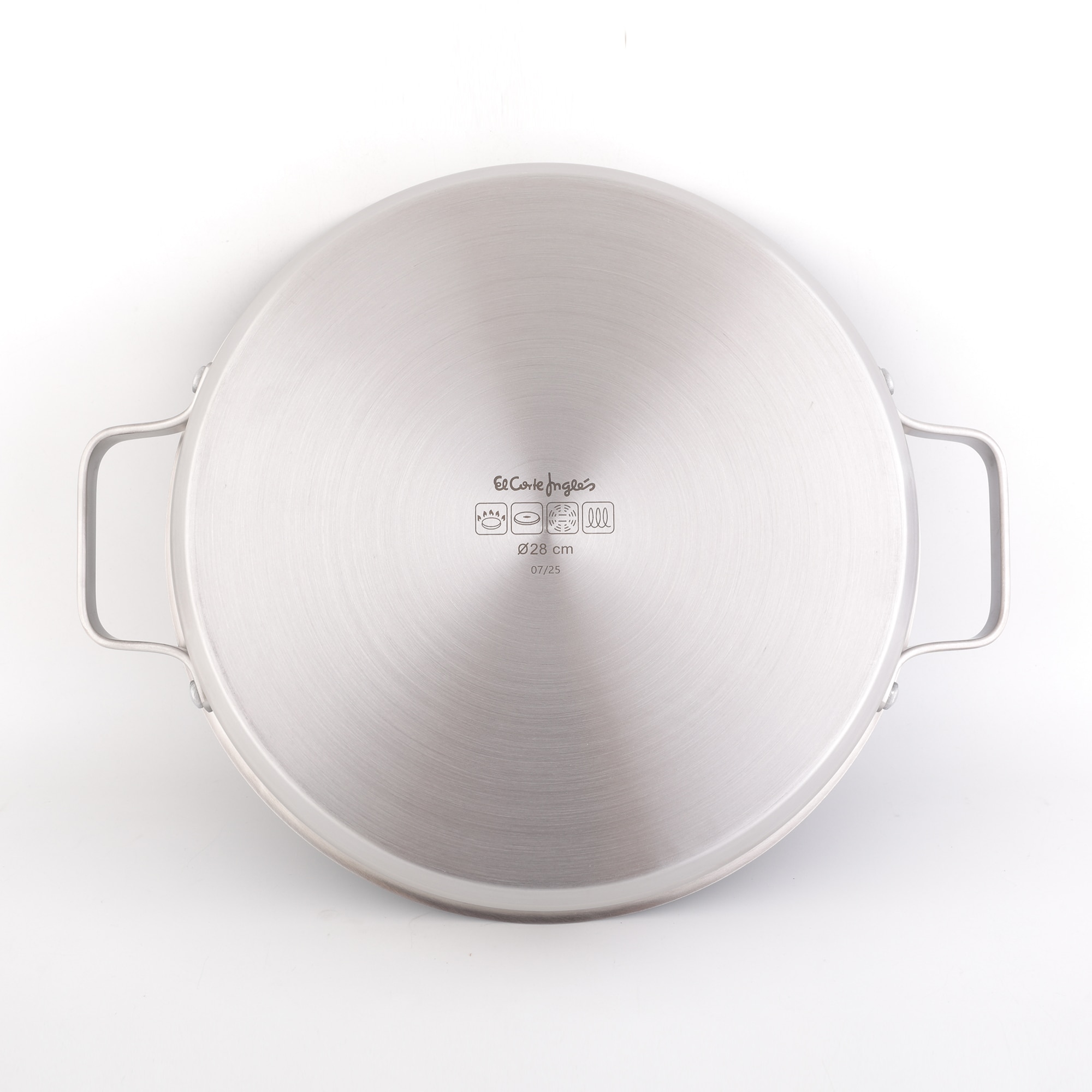 Paellera recta Smart - Acero Paellera de 28 cm: 3 raciones Acero-3