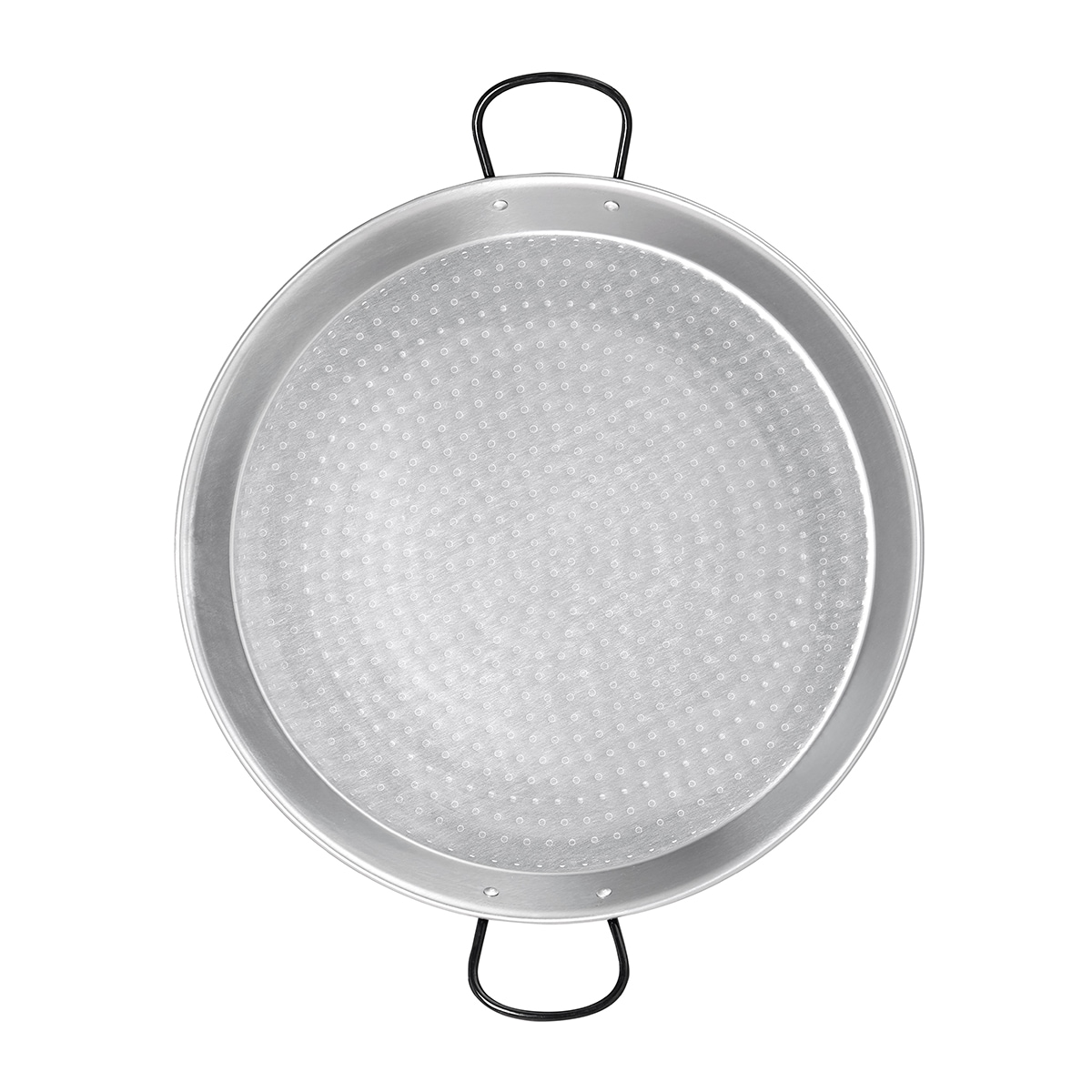 Paellera de acero pulido Vaello Campos Acero-1