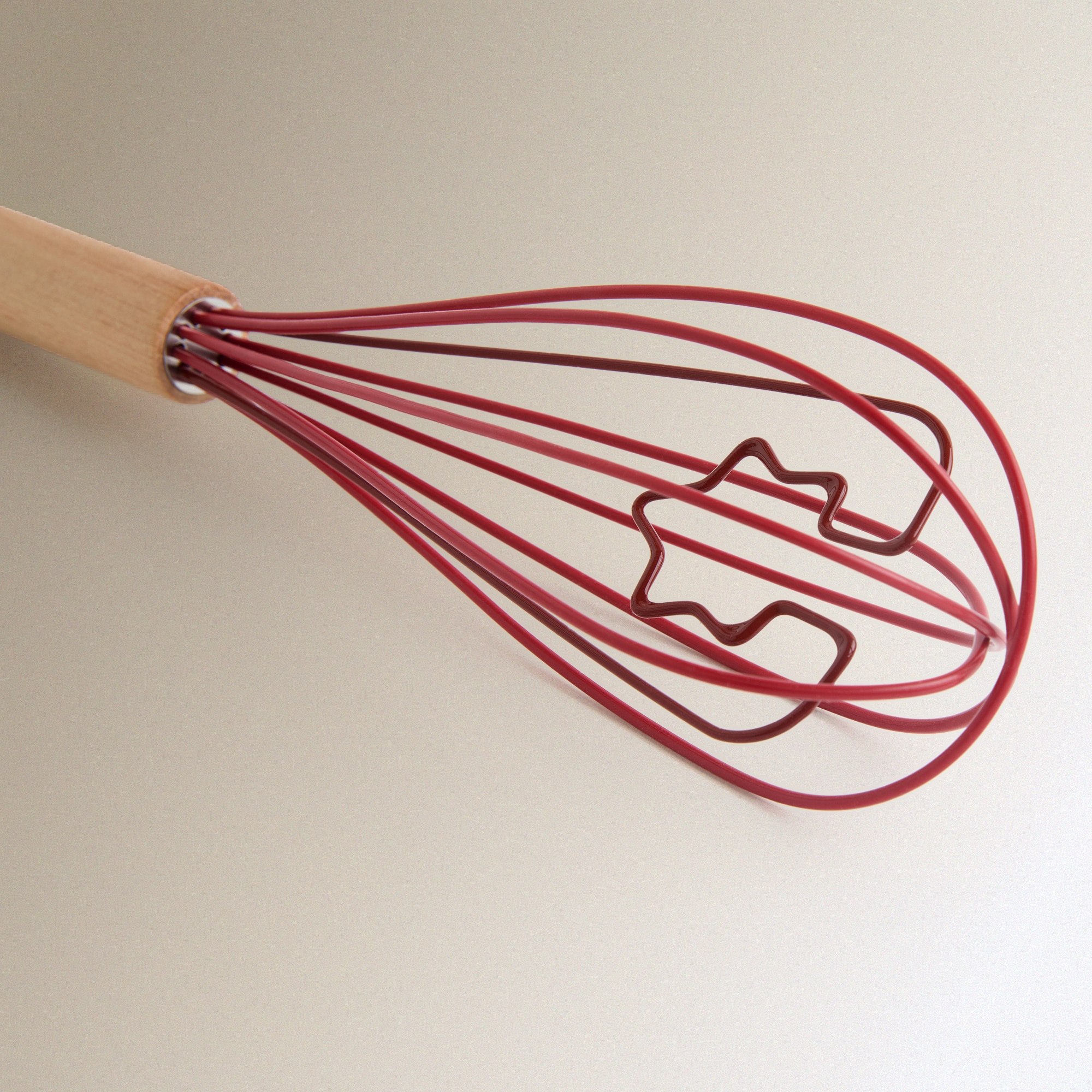 Batedeira de Varetas Estrela Natal Vermelho-2