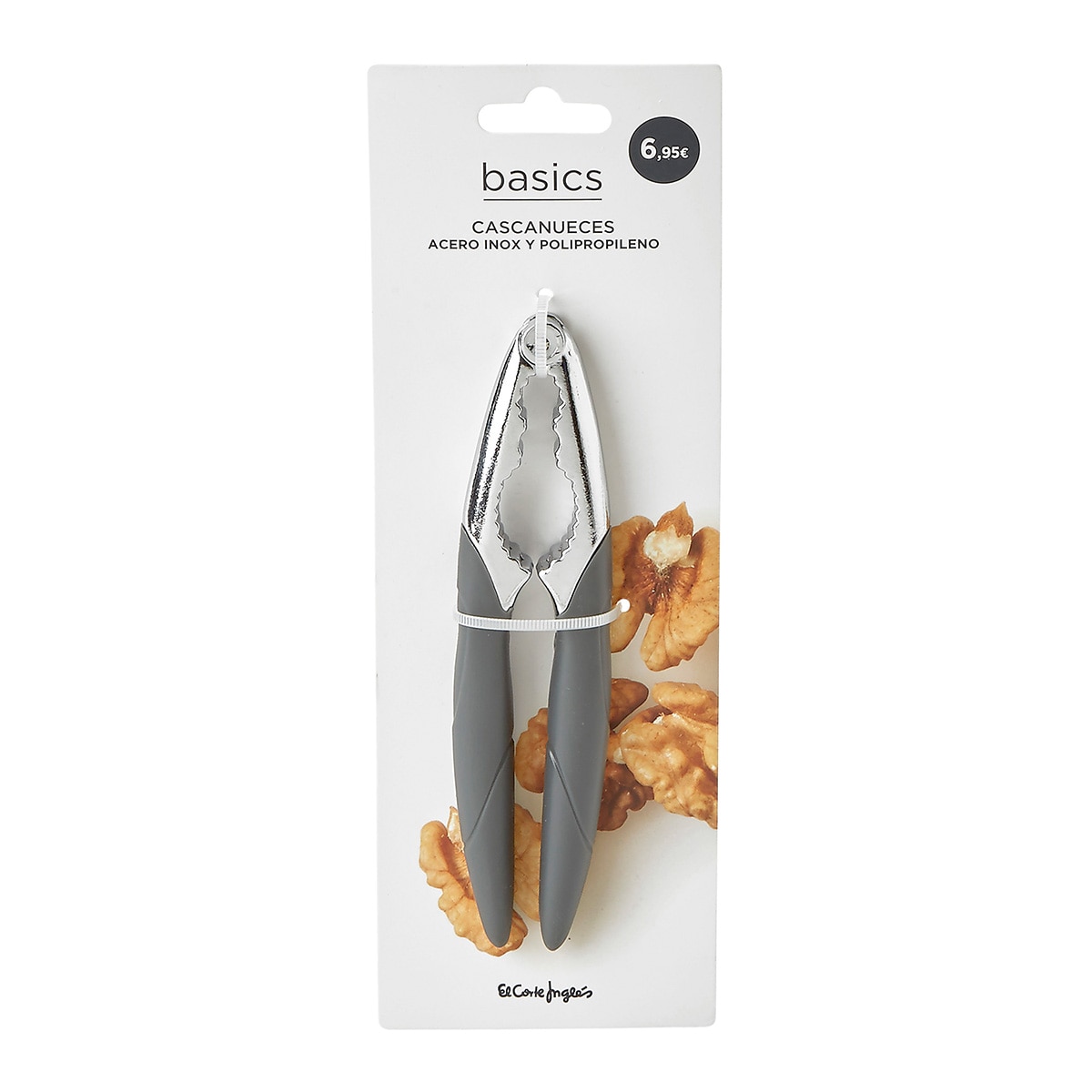 Cascanueces y pinza para abrir mariscos Basics El Corte Inglés Acero-2