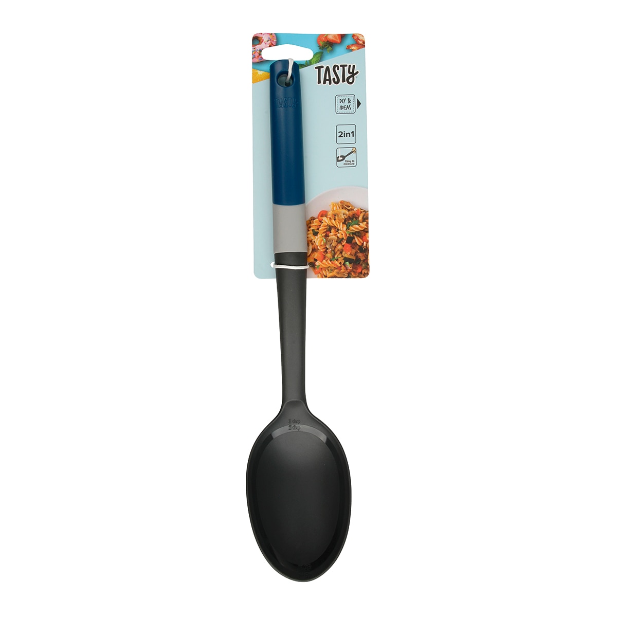 Cucharón para servir con escala de medidas Tasty Gris-6
